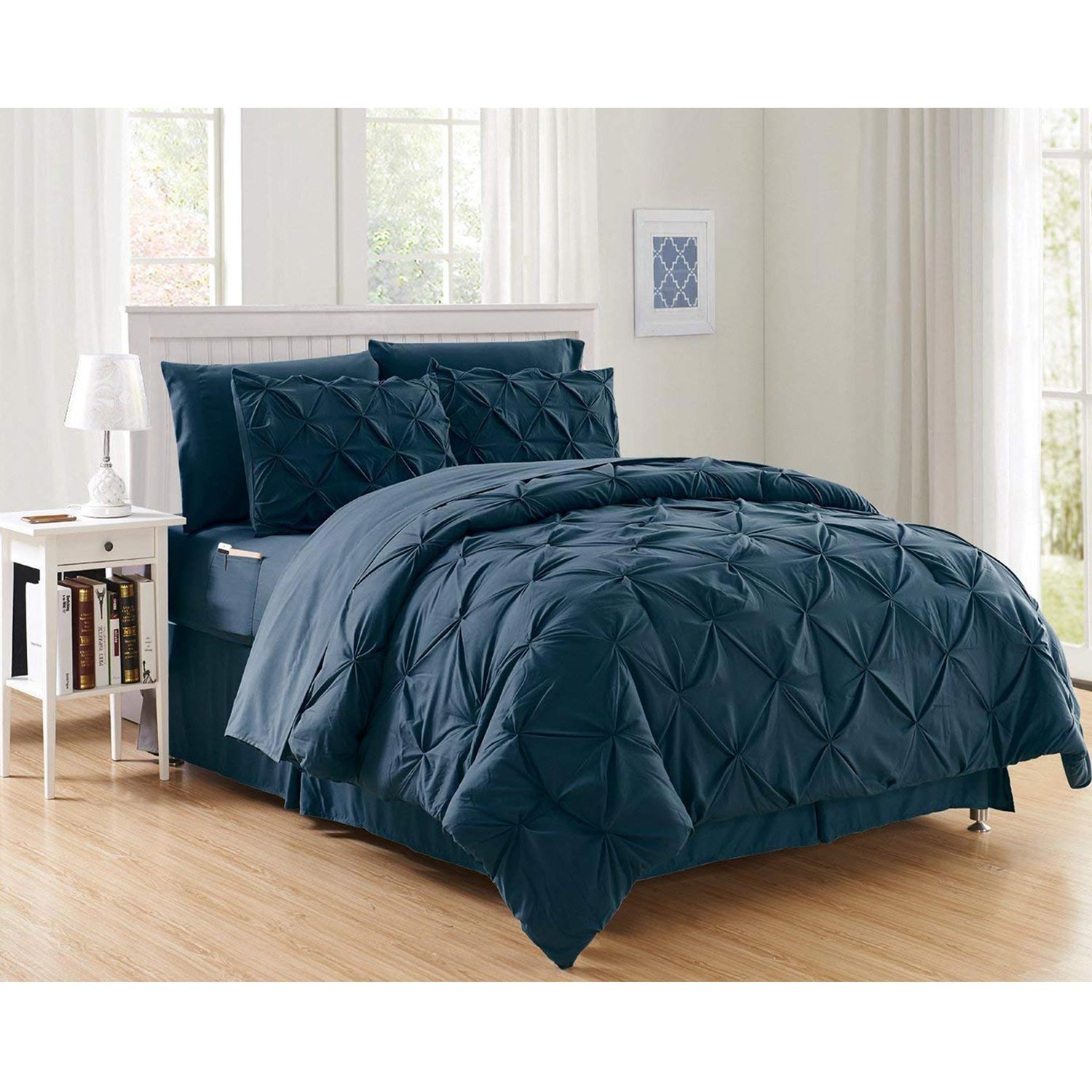 Luxury Best, Softest, Coziest 8-Piece Bed-in-a-Bag Comforter Set