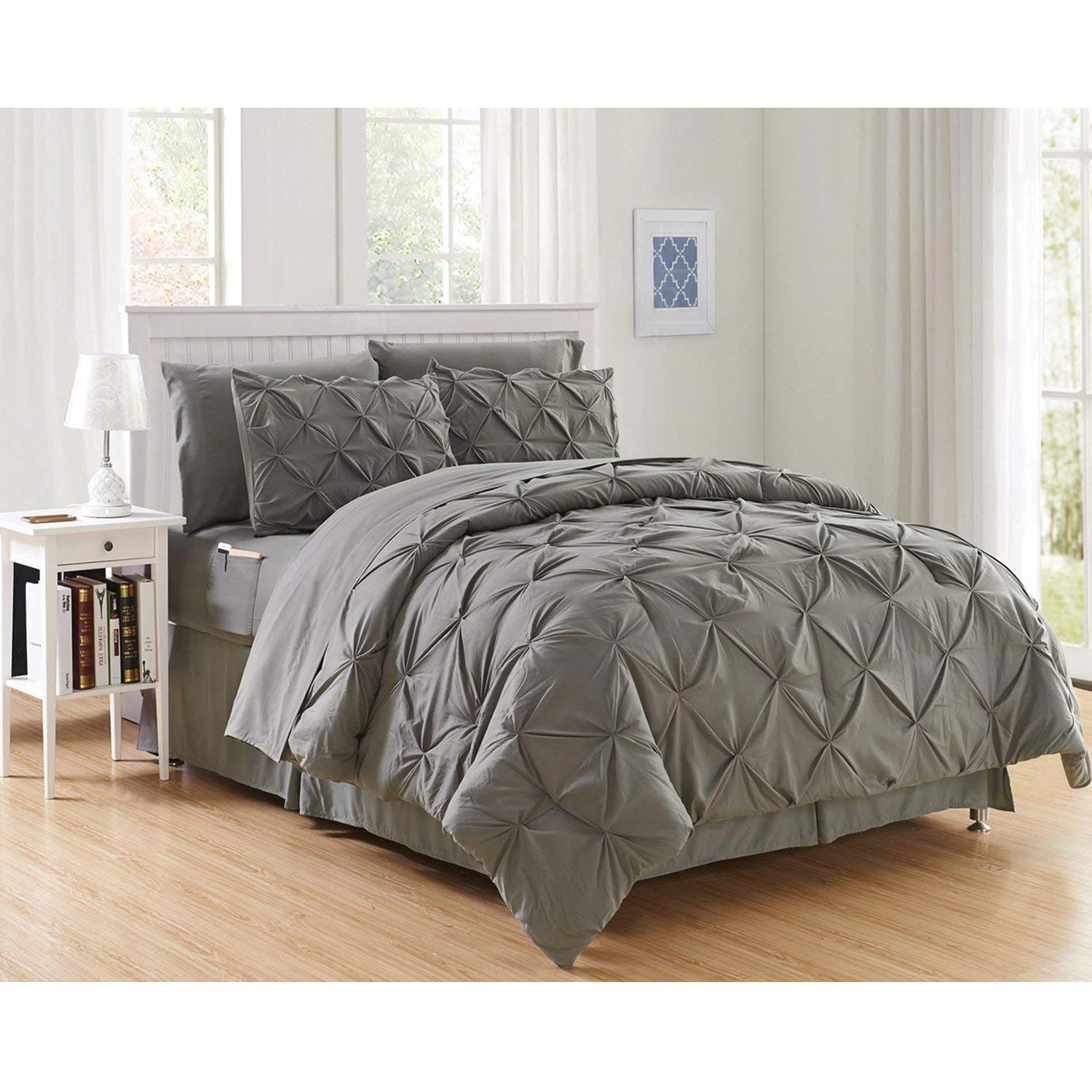 Luxury Best, Softest, Coziest 8-Piece Bed-in-a-Bag Comforter Set