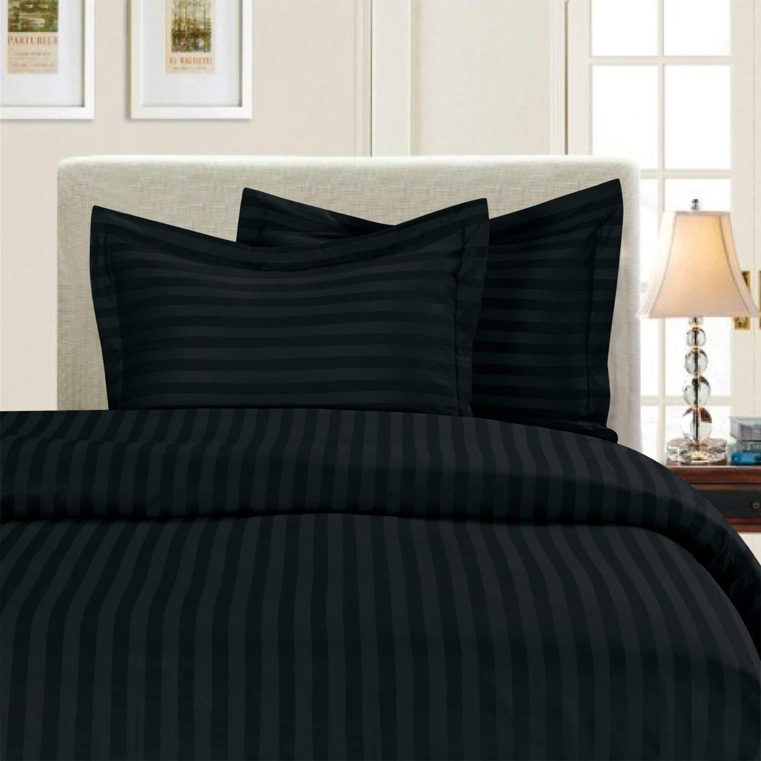 Luxury 2-Piece Striped Duvet Cover Set