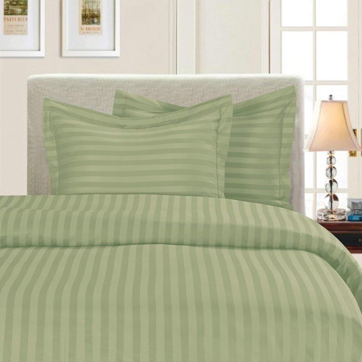 Luxury 2-Piece Striped Duvet Cover Set