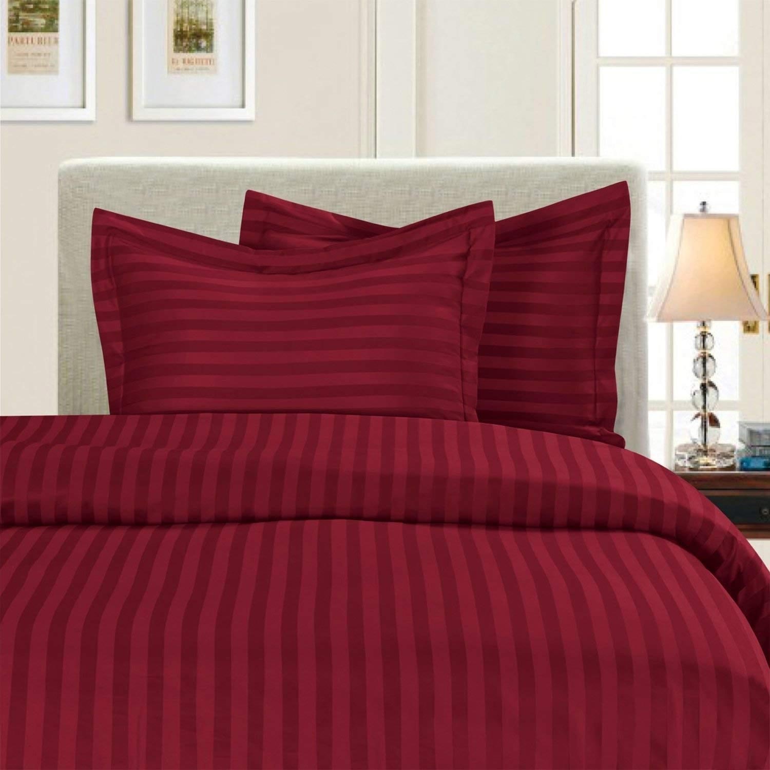 Luxury 2-Piece Striped Duvet Cover Set