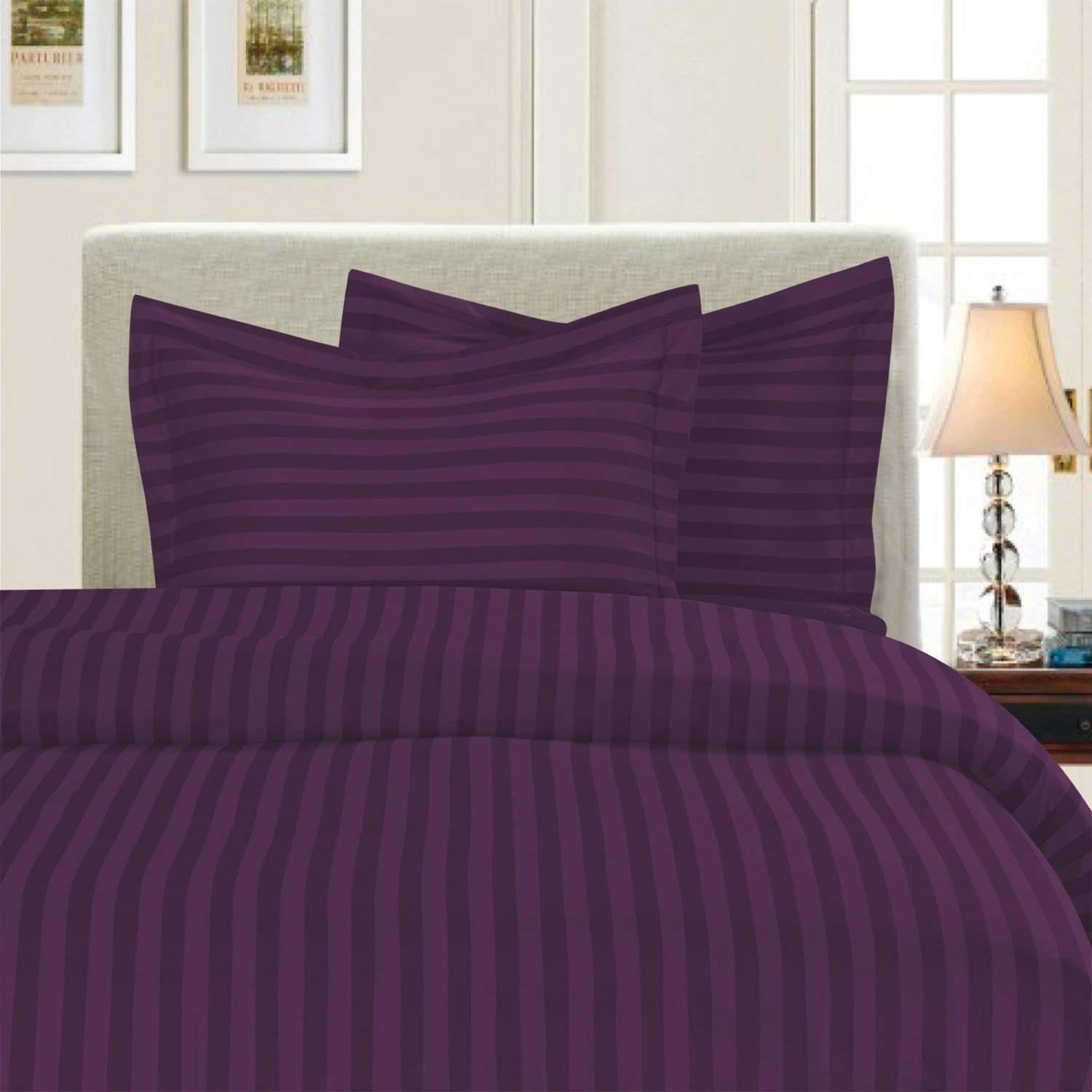 Luxury 2-Piece Striped Duvet Cover Set