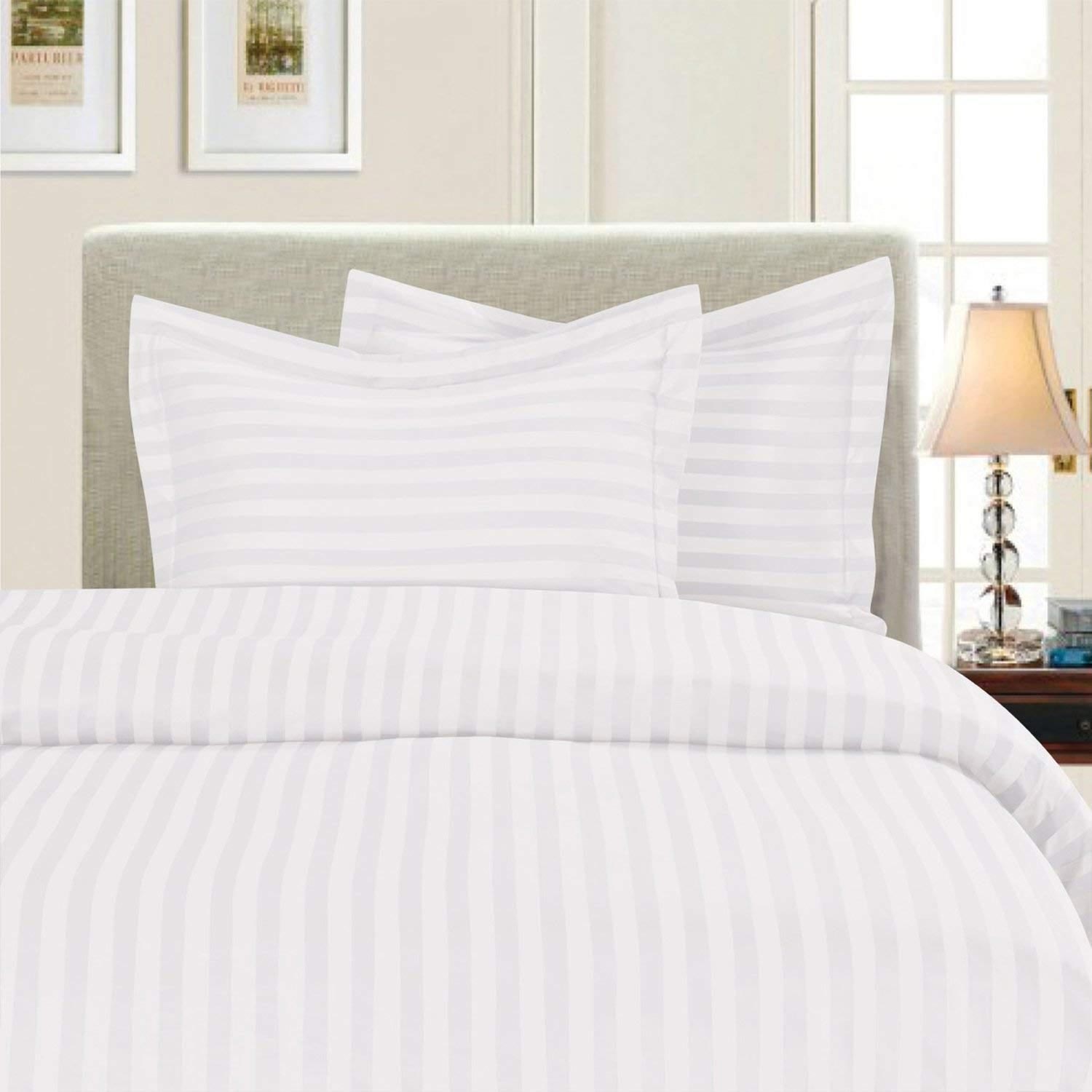 Luxury 2-Piece Striped Duvet Cover Set