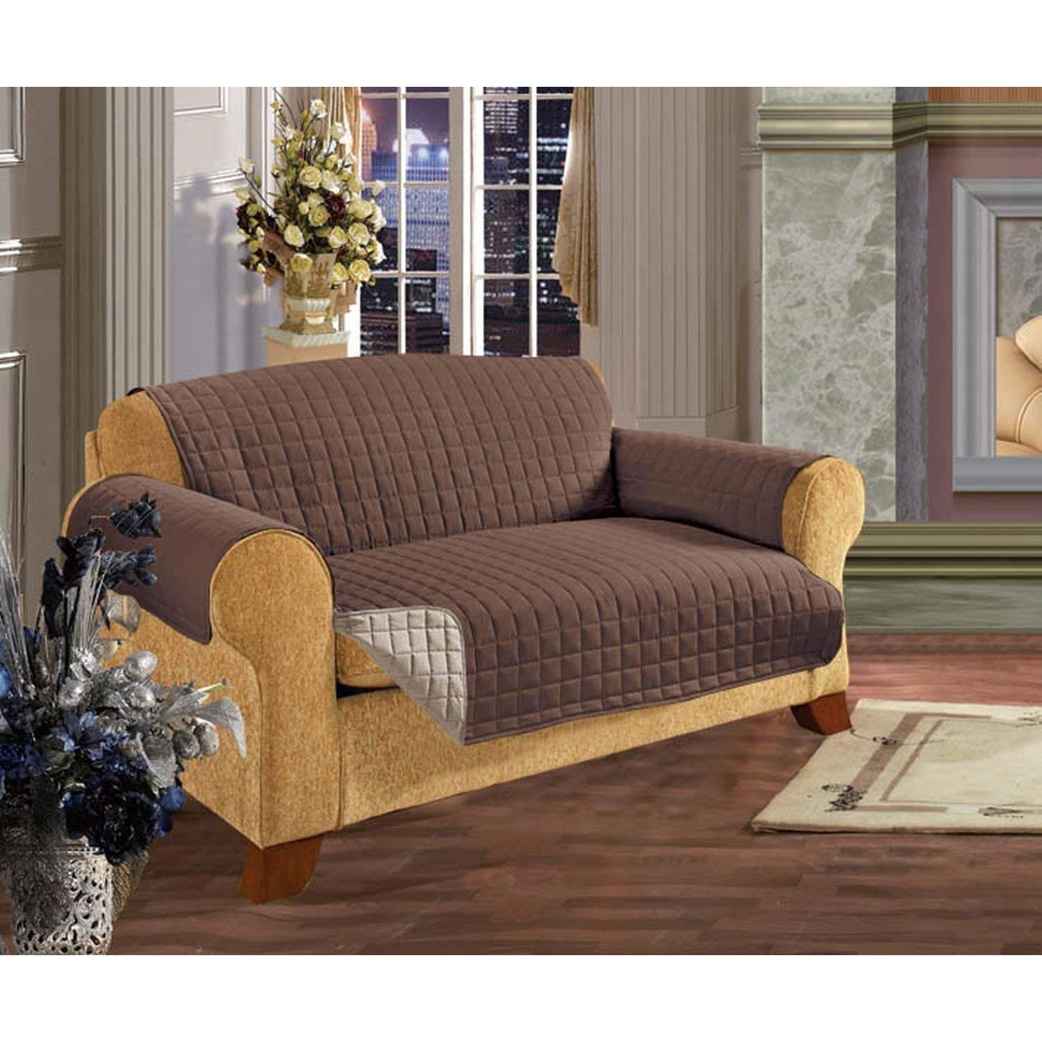 Reversible Elegant Comfort Quilted Furniture Protector