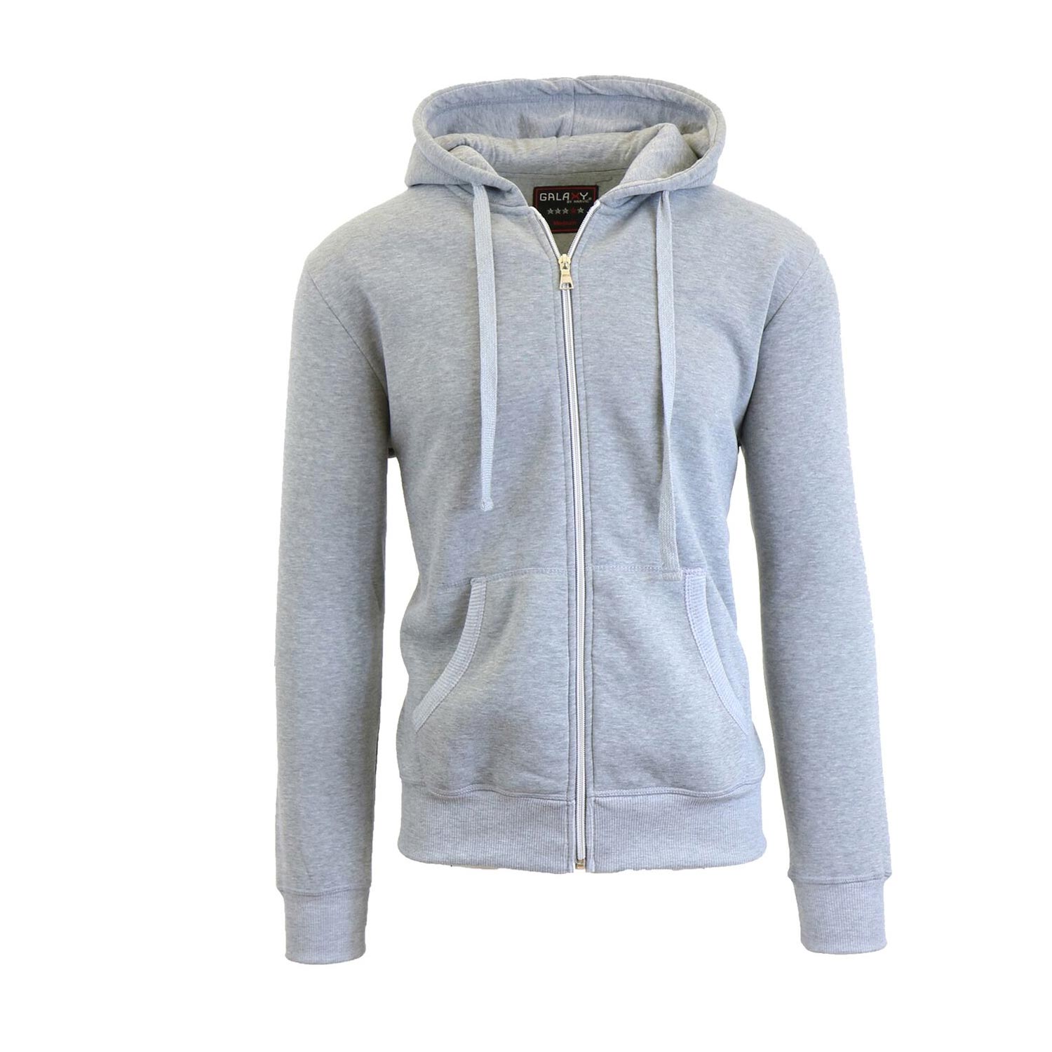 2 Pack Men's Zip-Up Fleece Hoodies