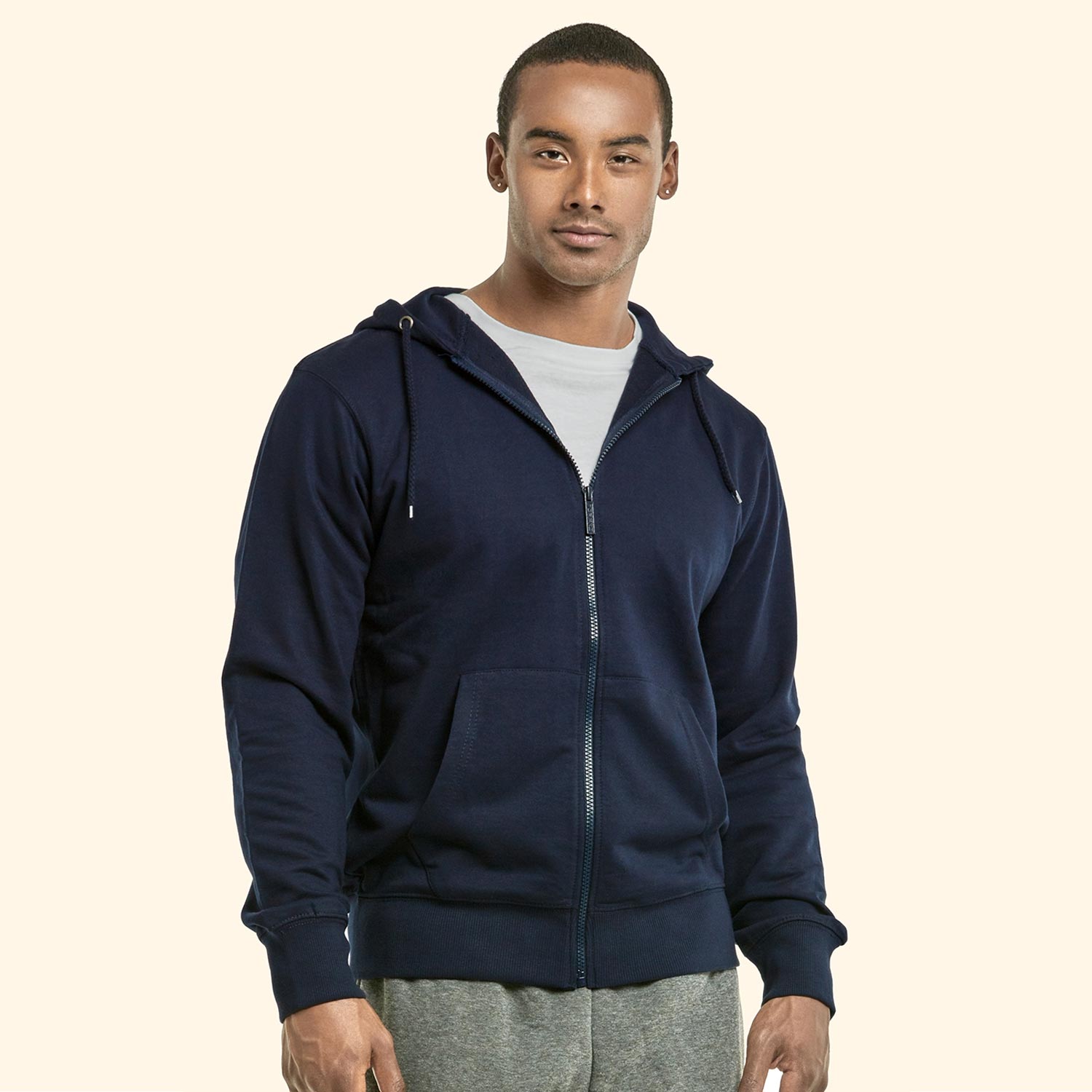 Top Pro Men's Terry Hoodie Jacket