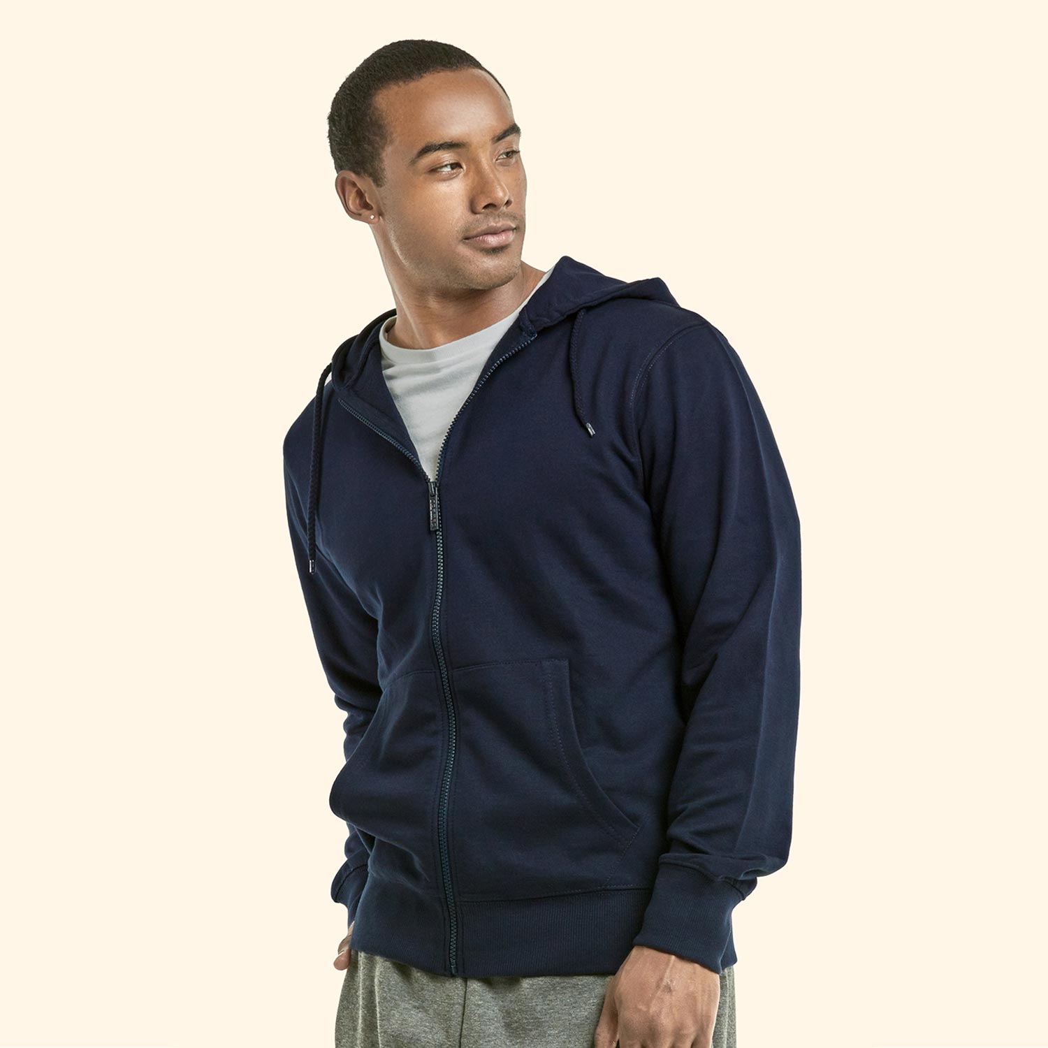 Top Pro Men's Terry Hoodie Jacket