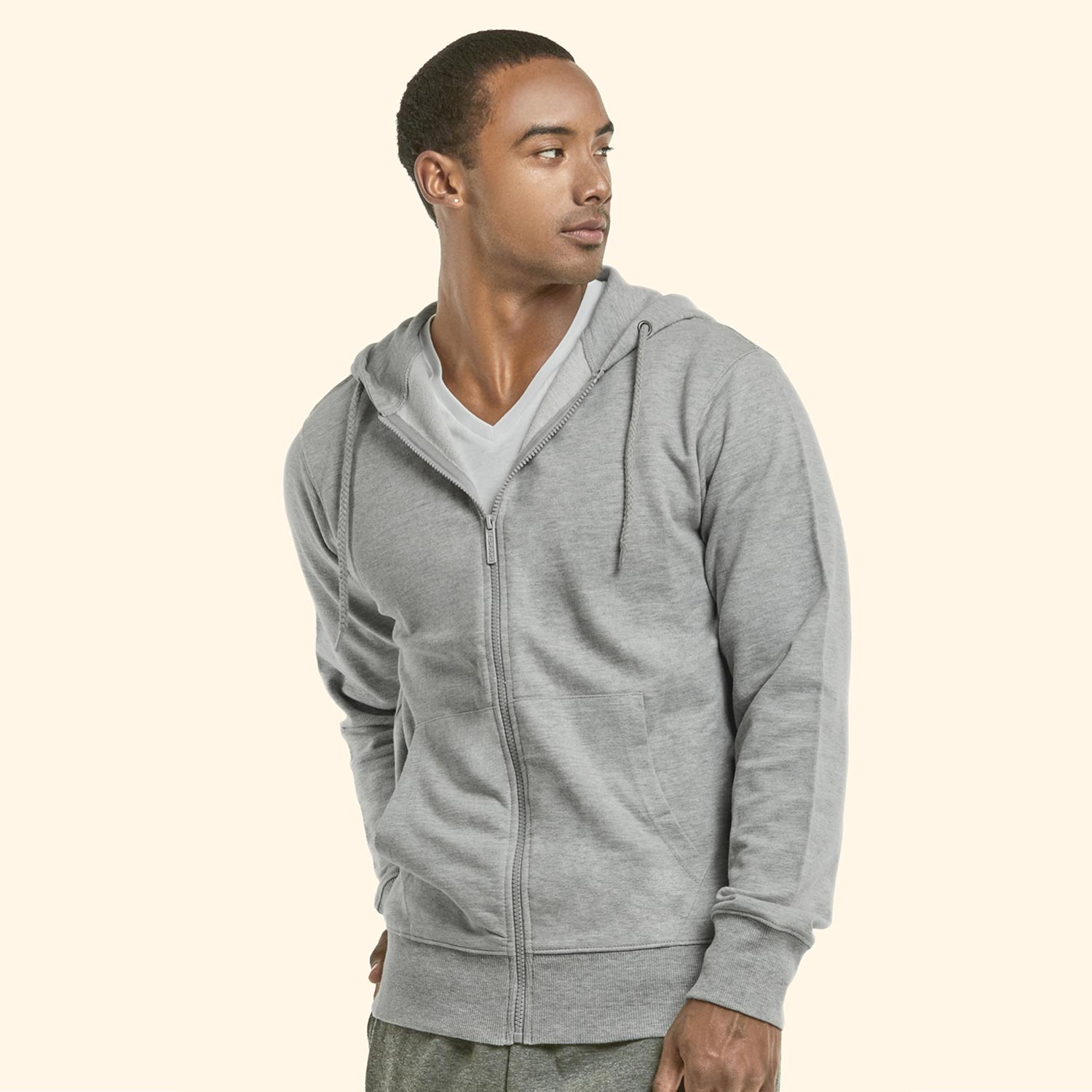 Top Pro Men's Terry Hoodie Jacket