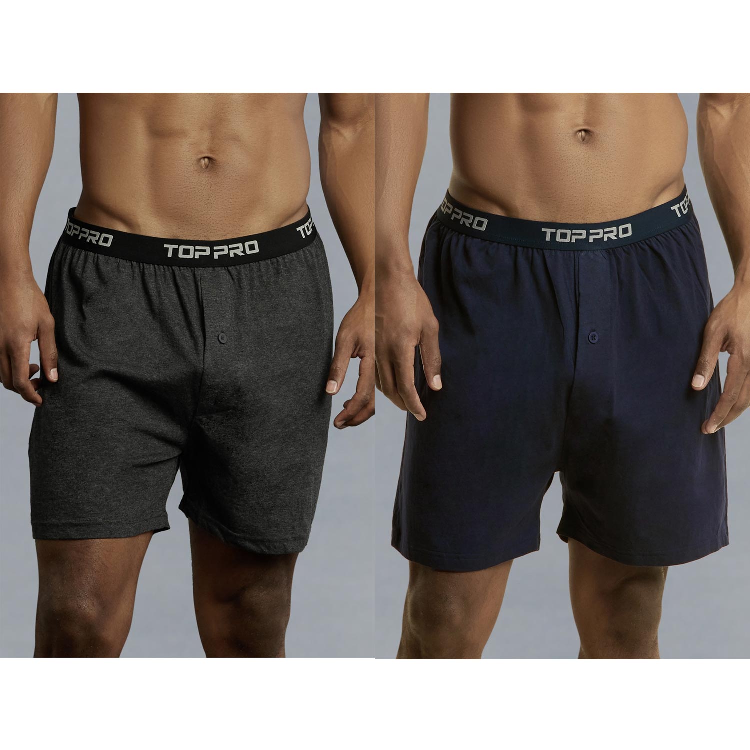 4 Pack Top Pro Men's Classic Knit Boxers