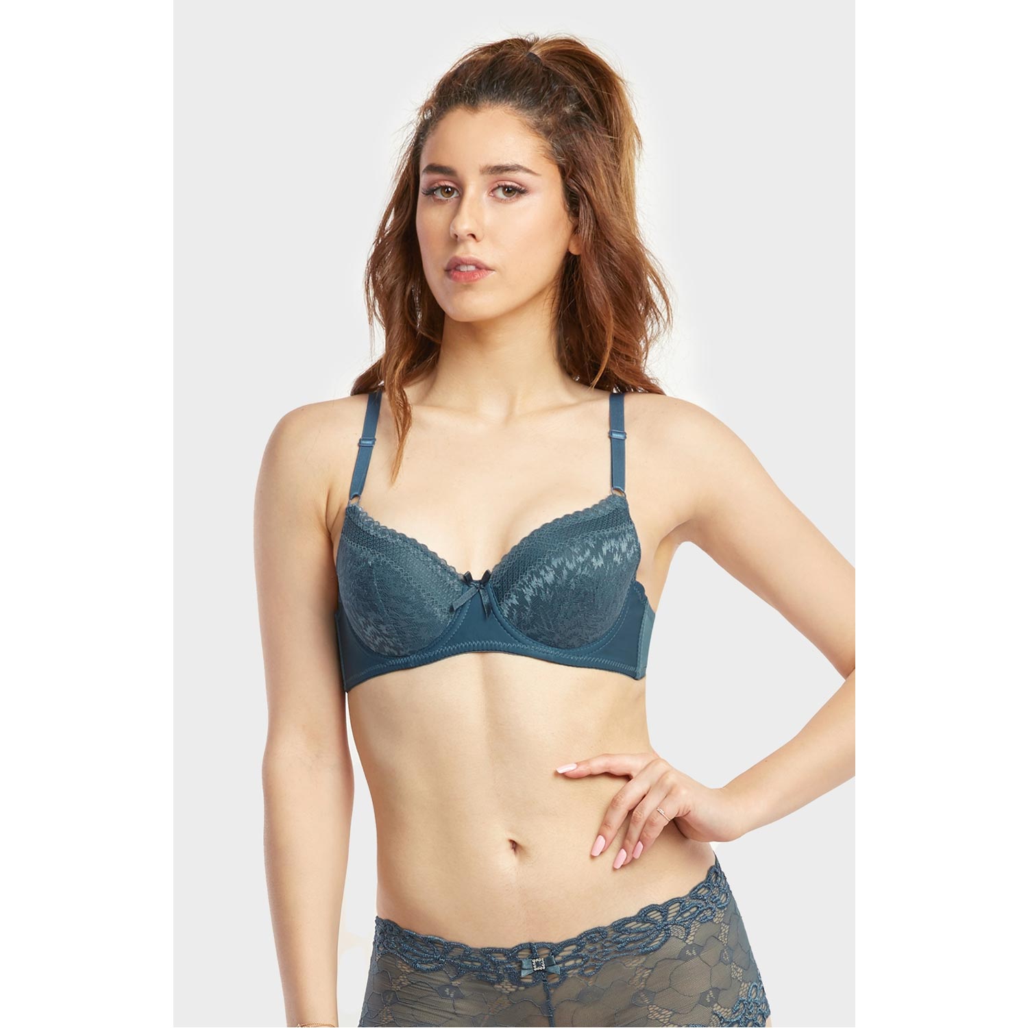 Ladies Full Cup Lace DD Cup Bra - 6 Pack