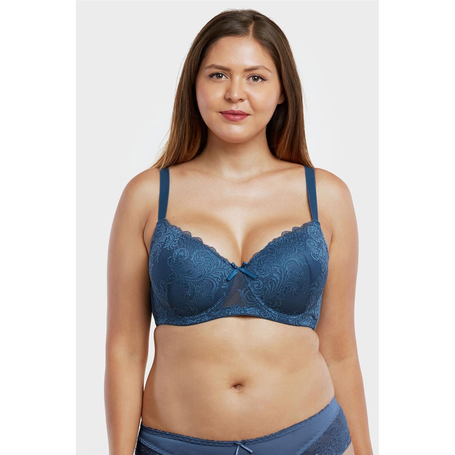 Ladies Full Cup Lace DD Cup Bra - 6 Pack