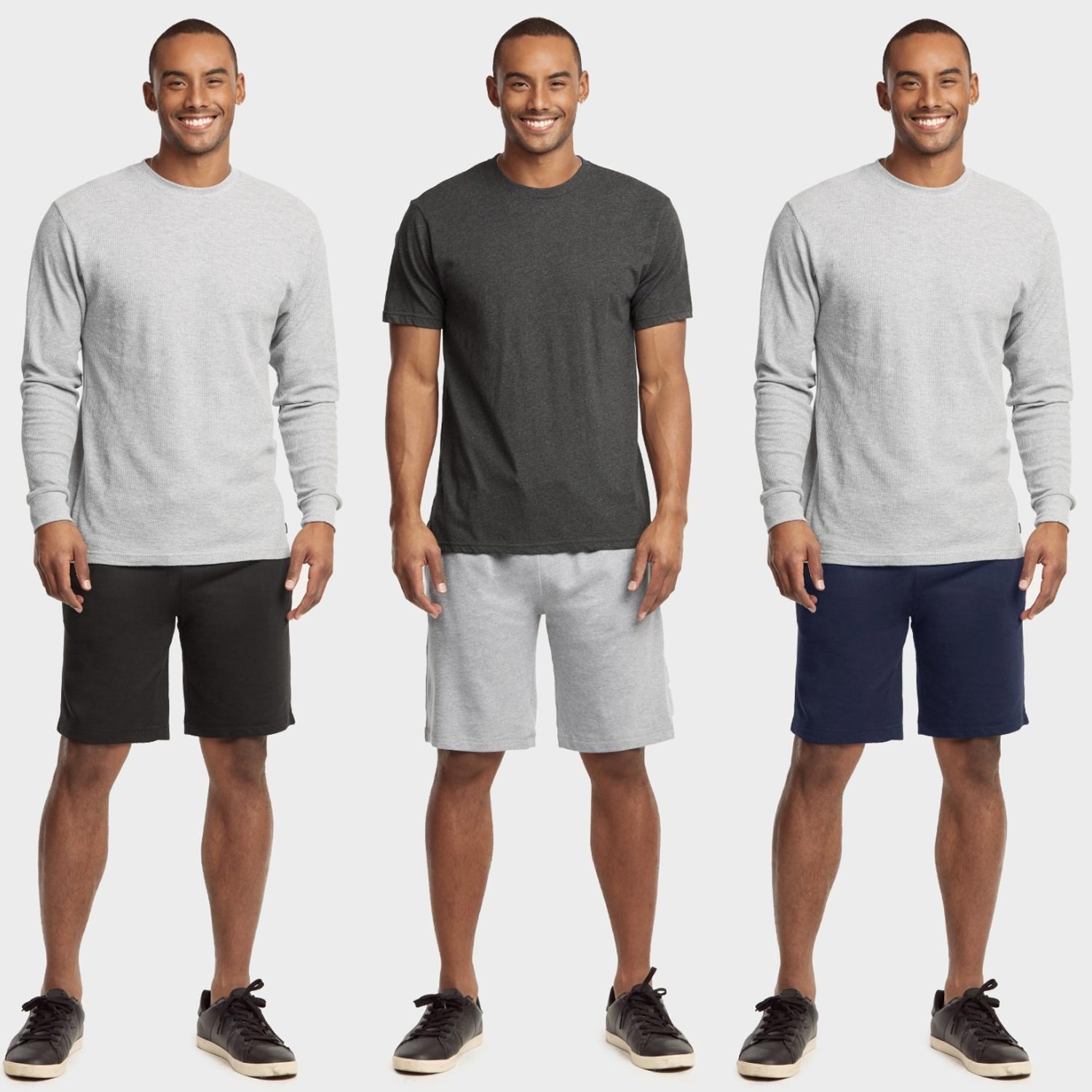 3 Pack Men's Lightweight Terry Shorts