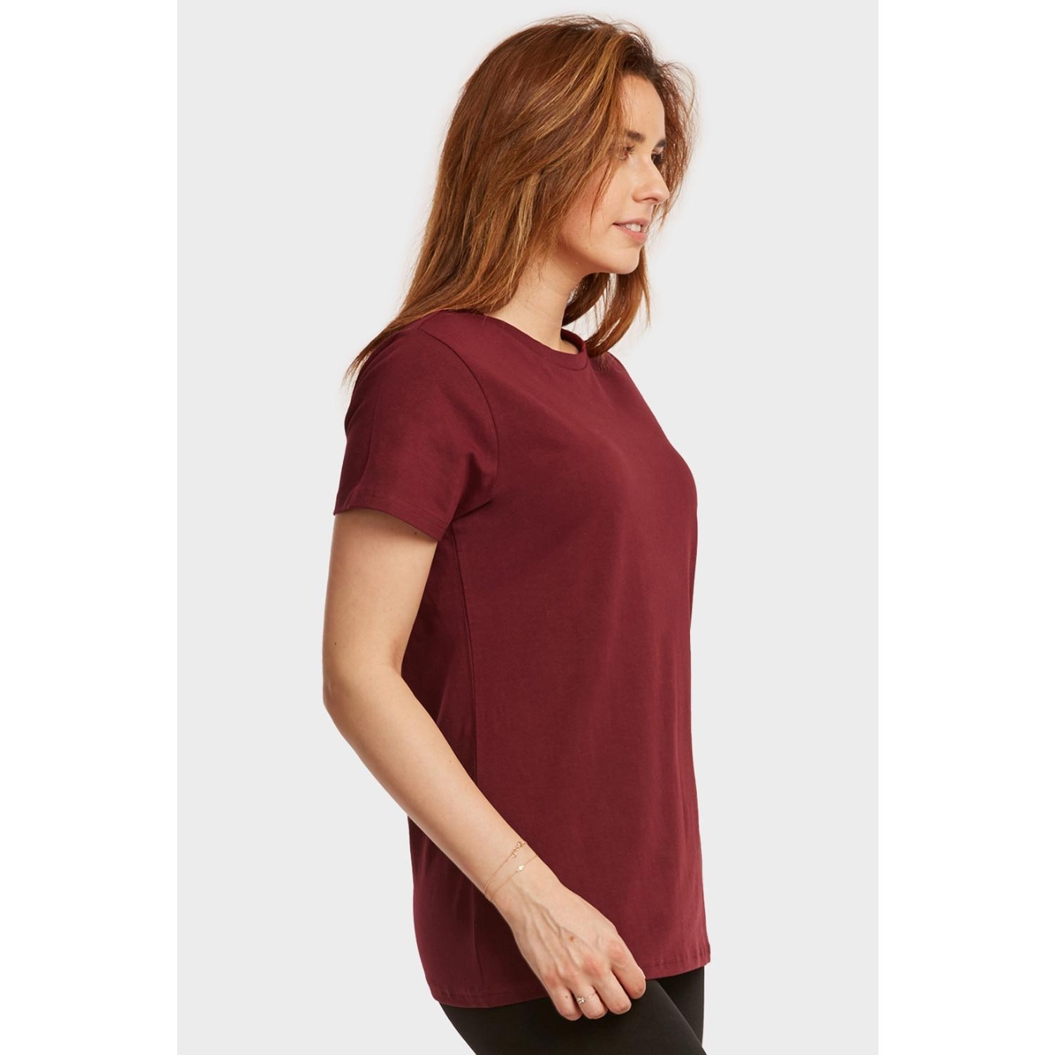 6 Pack Cotton Classic Fit Crew Neck T-Shirt - Ladies 