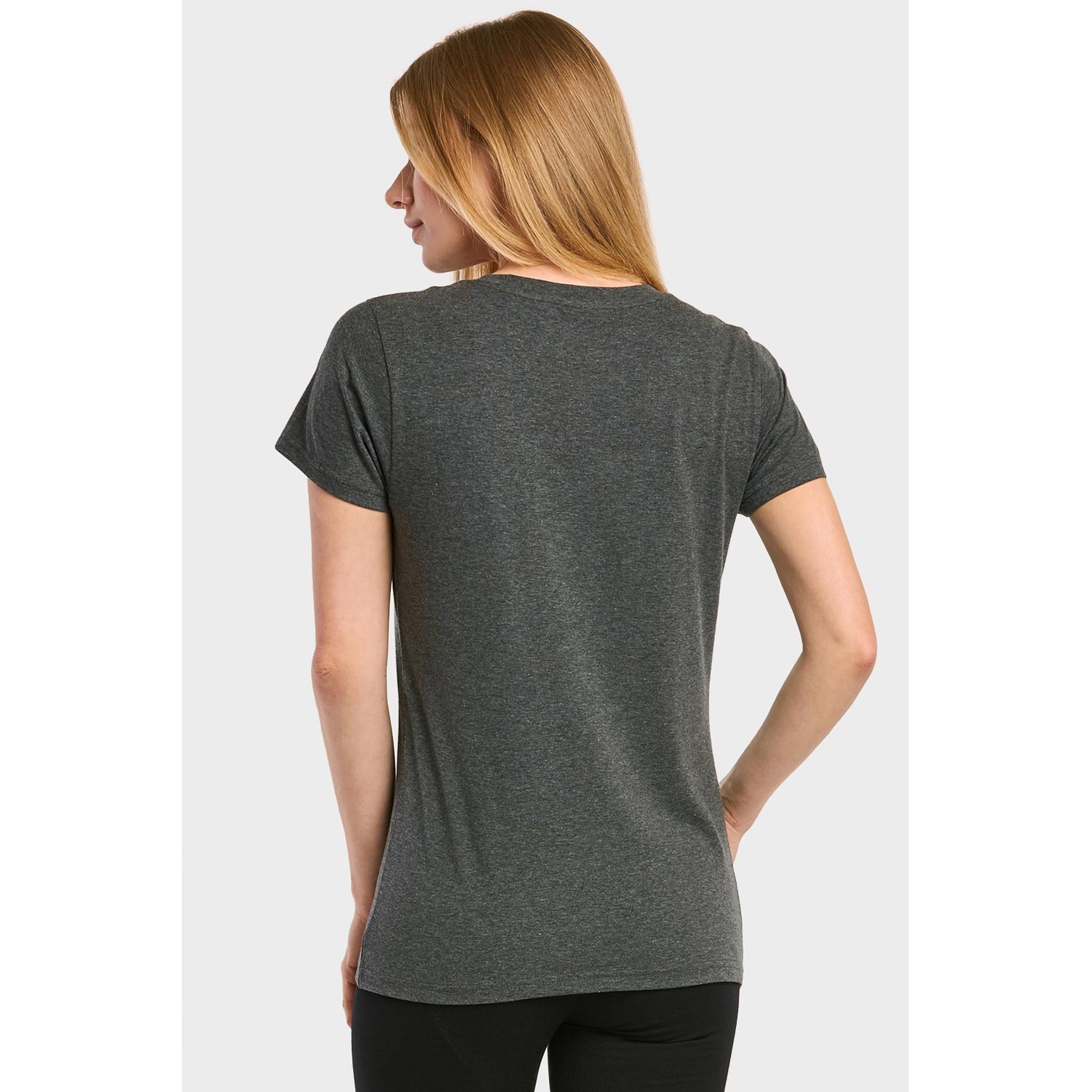 5 Pack Classic Fit V Neck Cotton T-shirt - Ladies