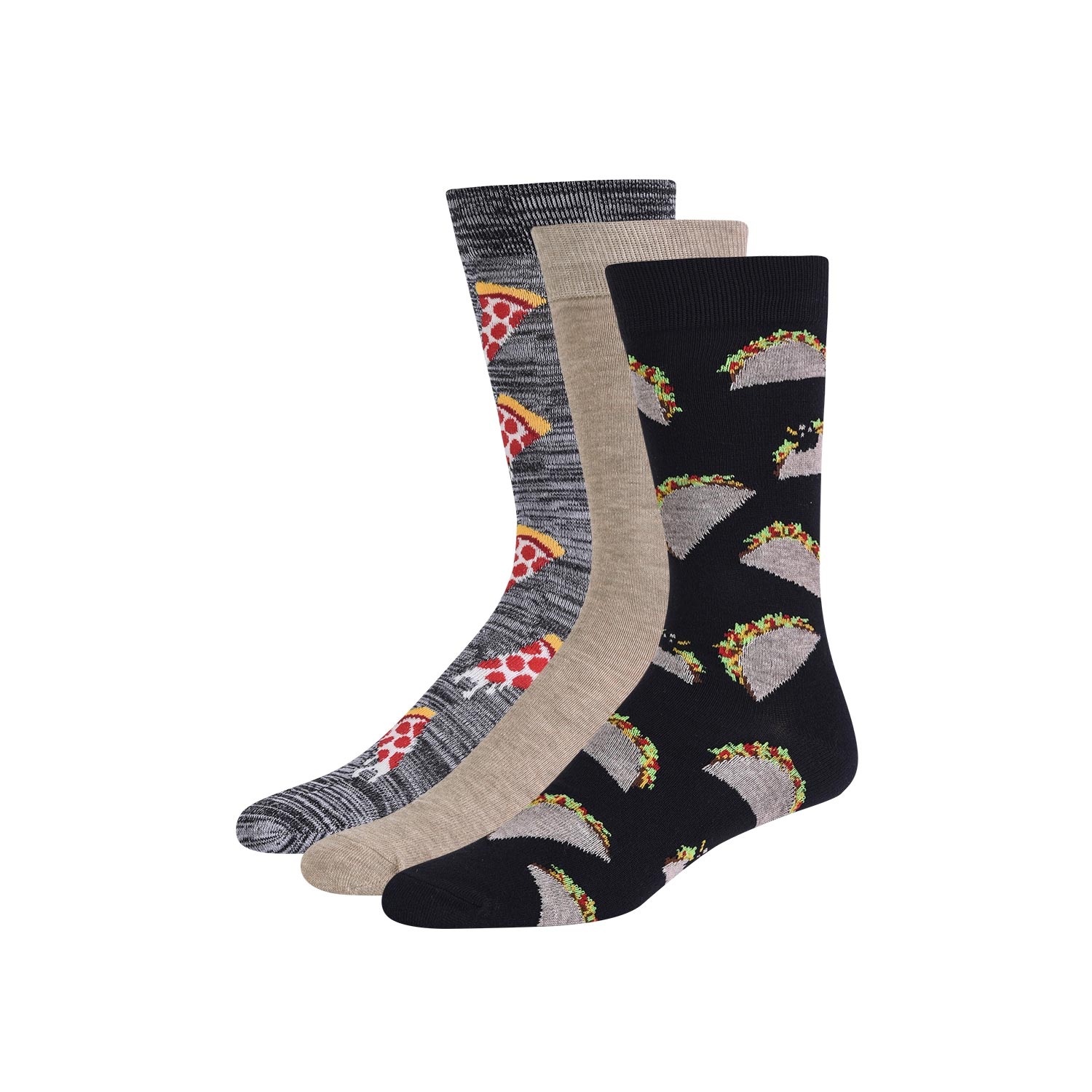 12 Pack Novelty Crew Socks- Men's 