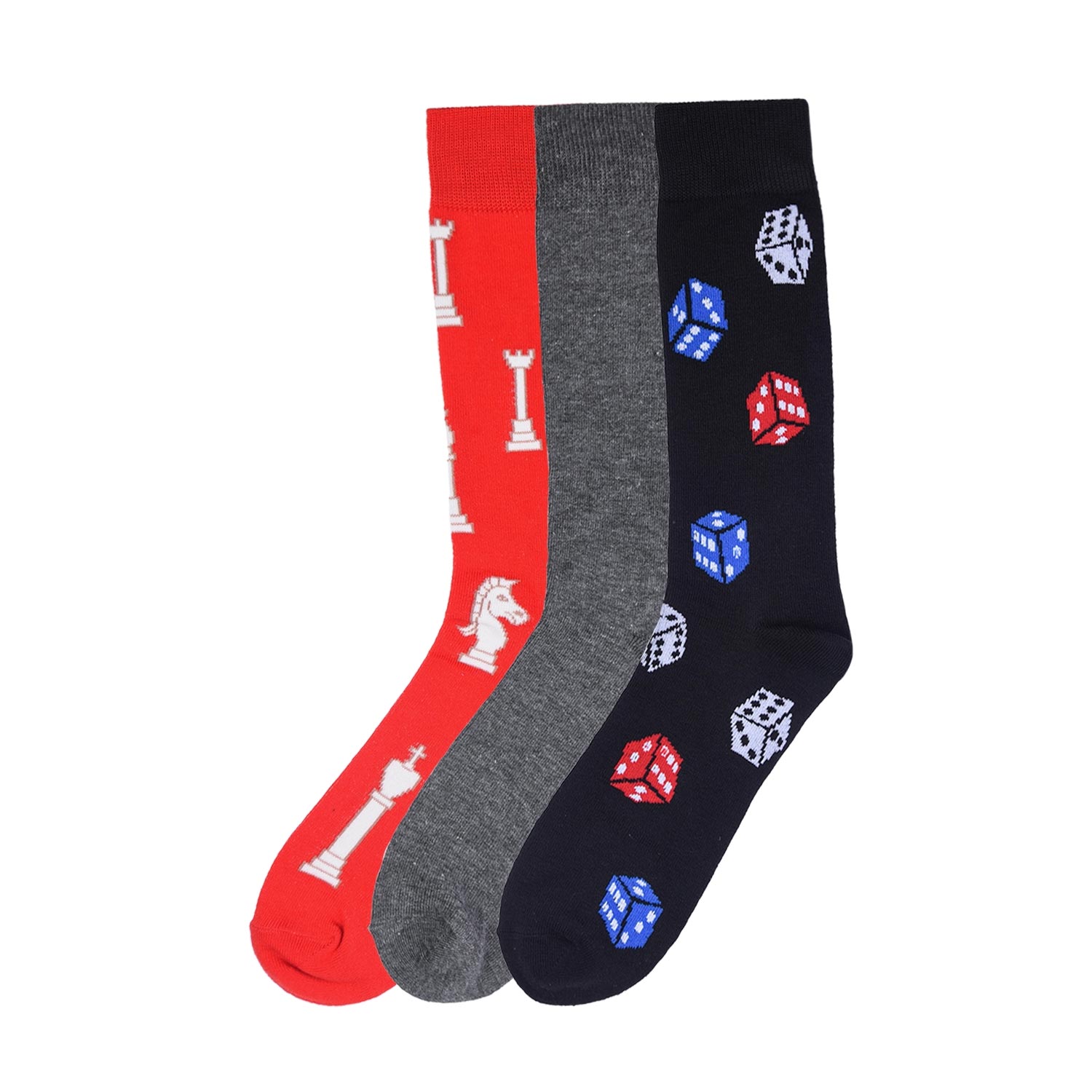 12 Pack Novelty Crew Socks- Men's 