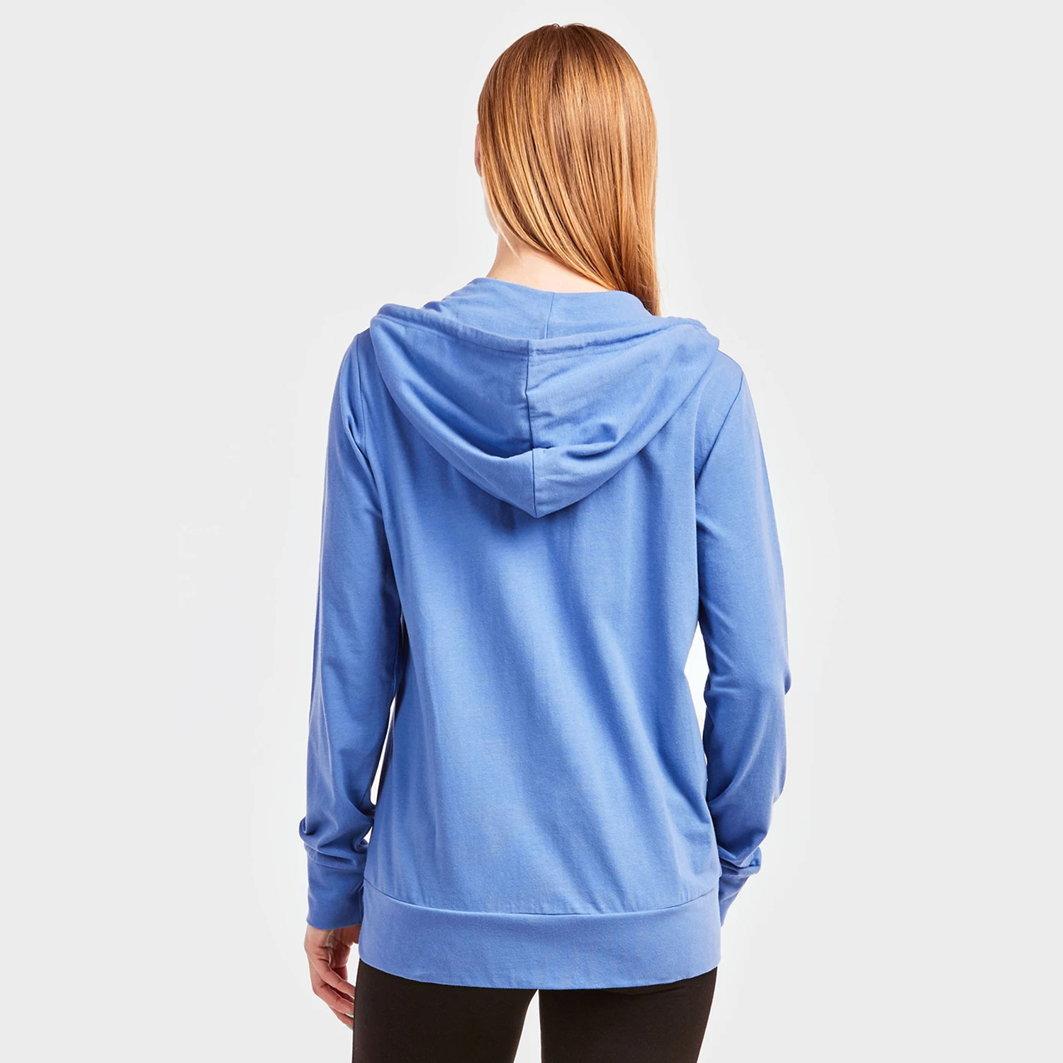 Sofra Ladies Thin Zip-up Hoodie Jacket