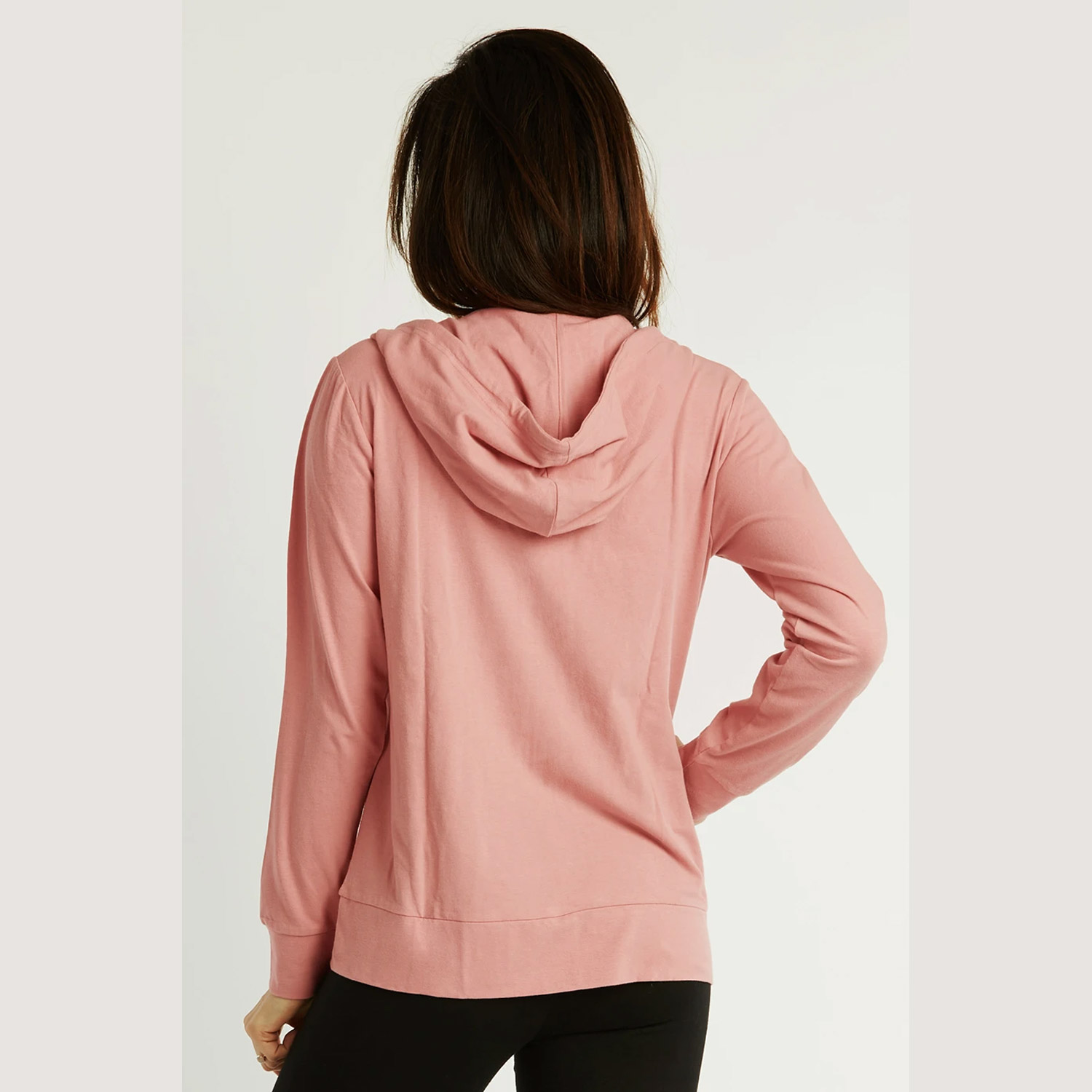 Sofra Ladies Thin Zip-up Hoodie Jacket