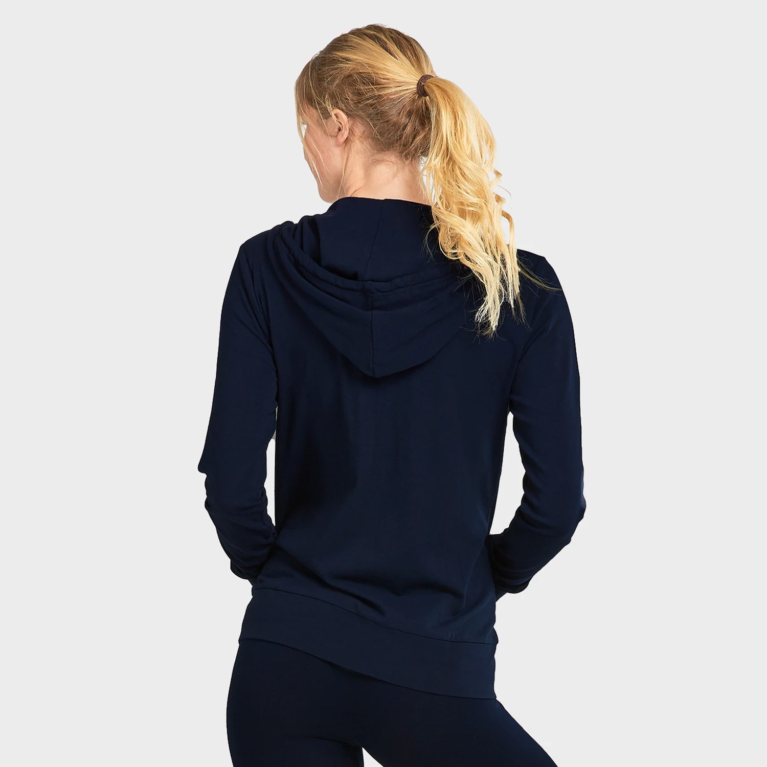 Sofra Ladies Thin Zip-up Hoodie Jacket