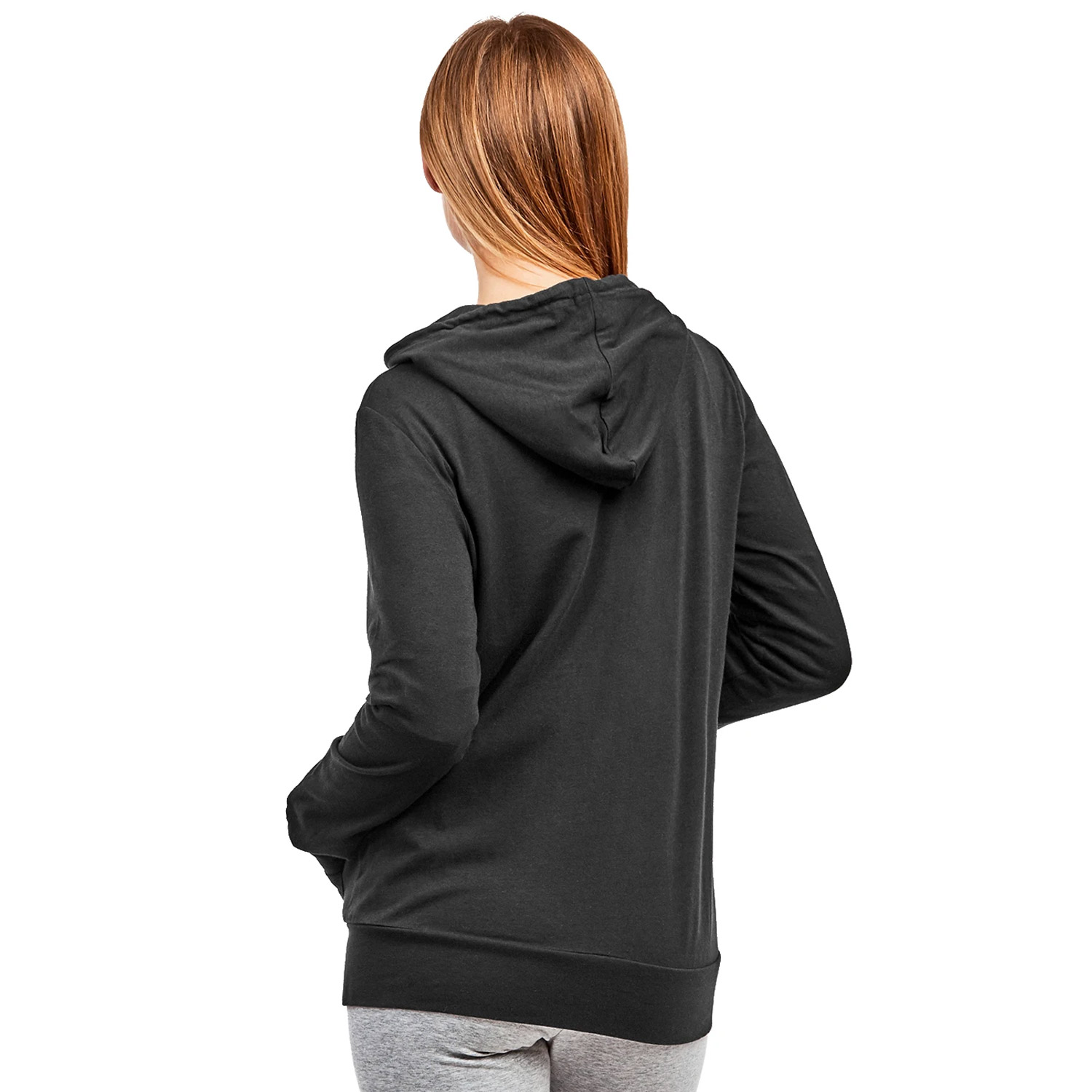 Cottonbell Ladies Thin Zip-up Hoodie Jacket