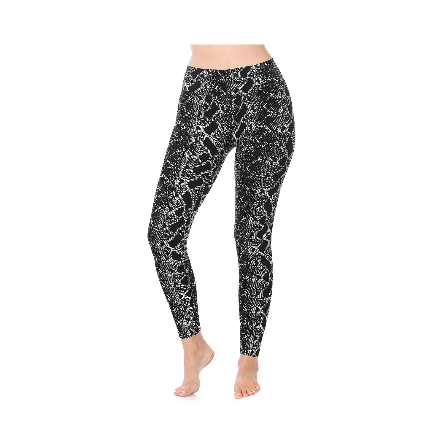  Snake Print Fleece Leggings 3 Pack