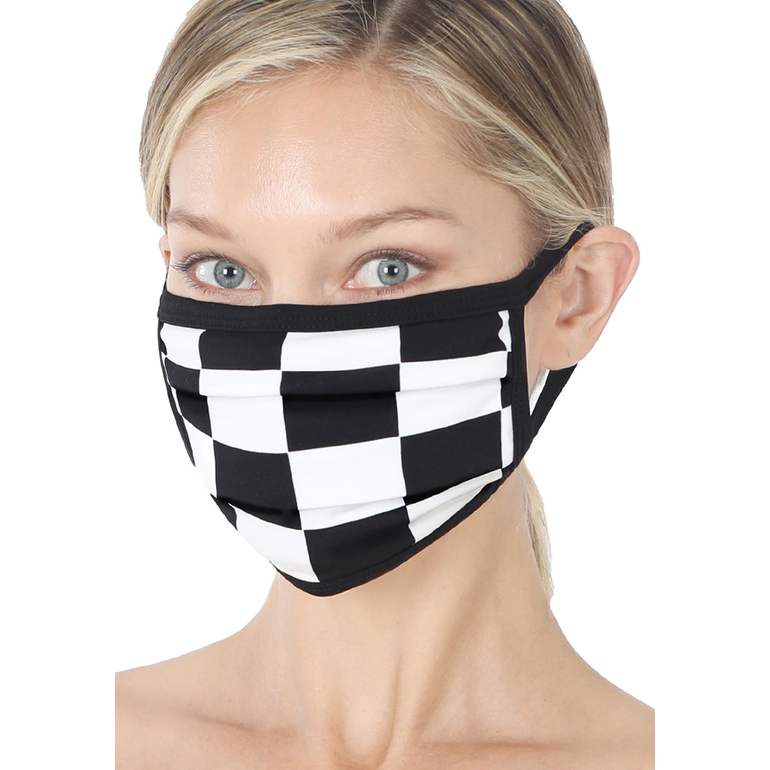 5 Pack Checkers Washable Mask