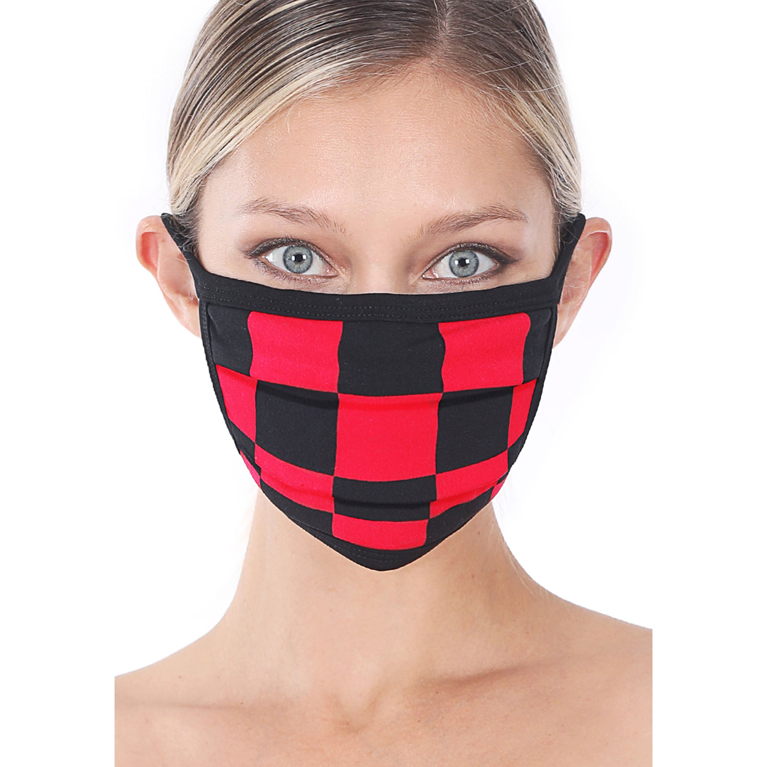 5 Pack Checkers Washable Mask