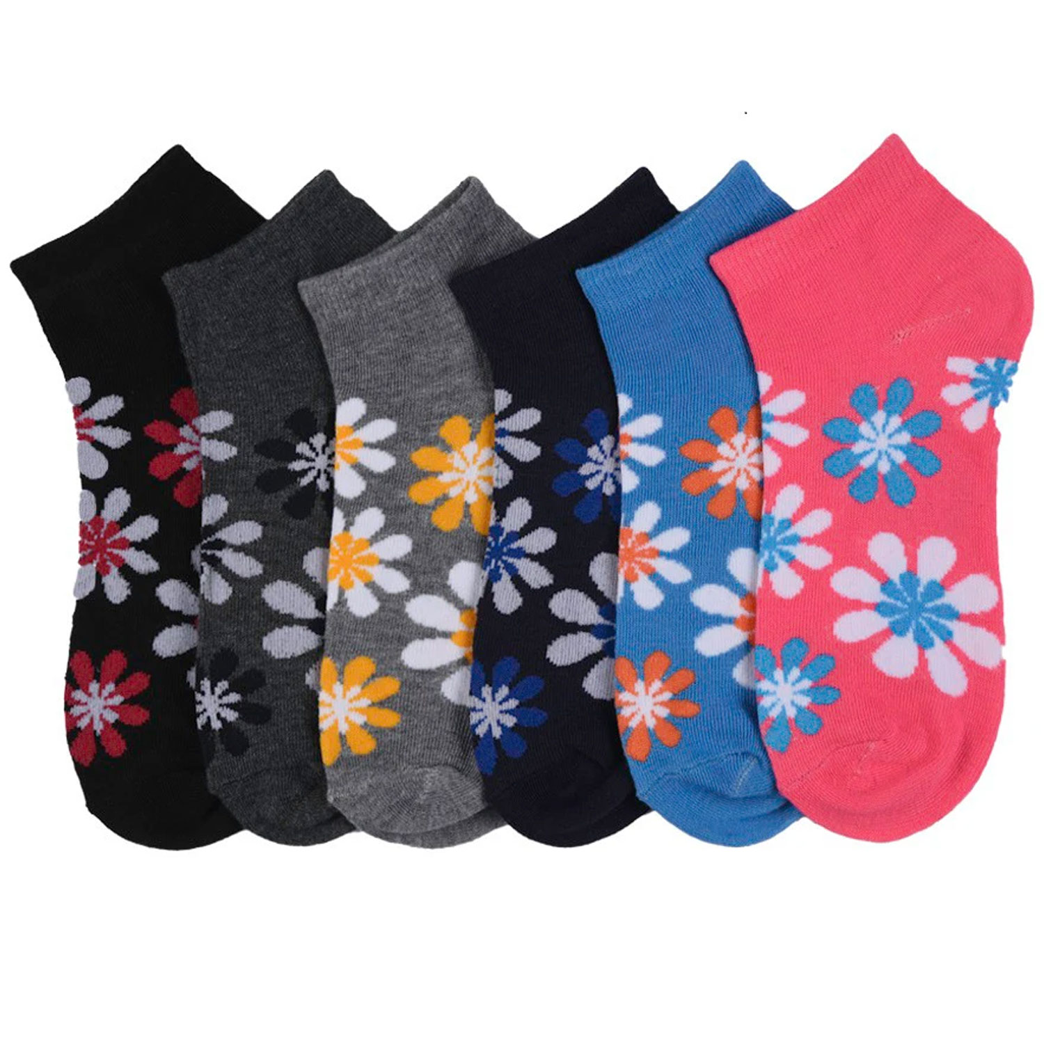 One Dozen Mamia Spandex Socks (Cheer) - 04-6, 06-8, 09-11