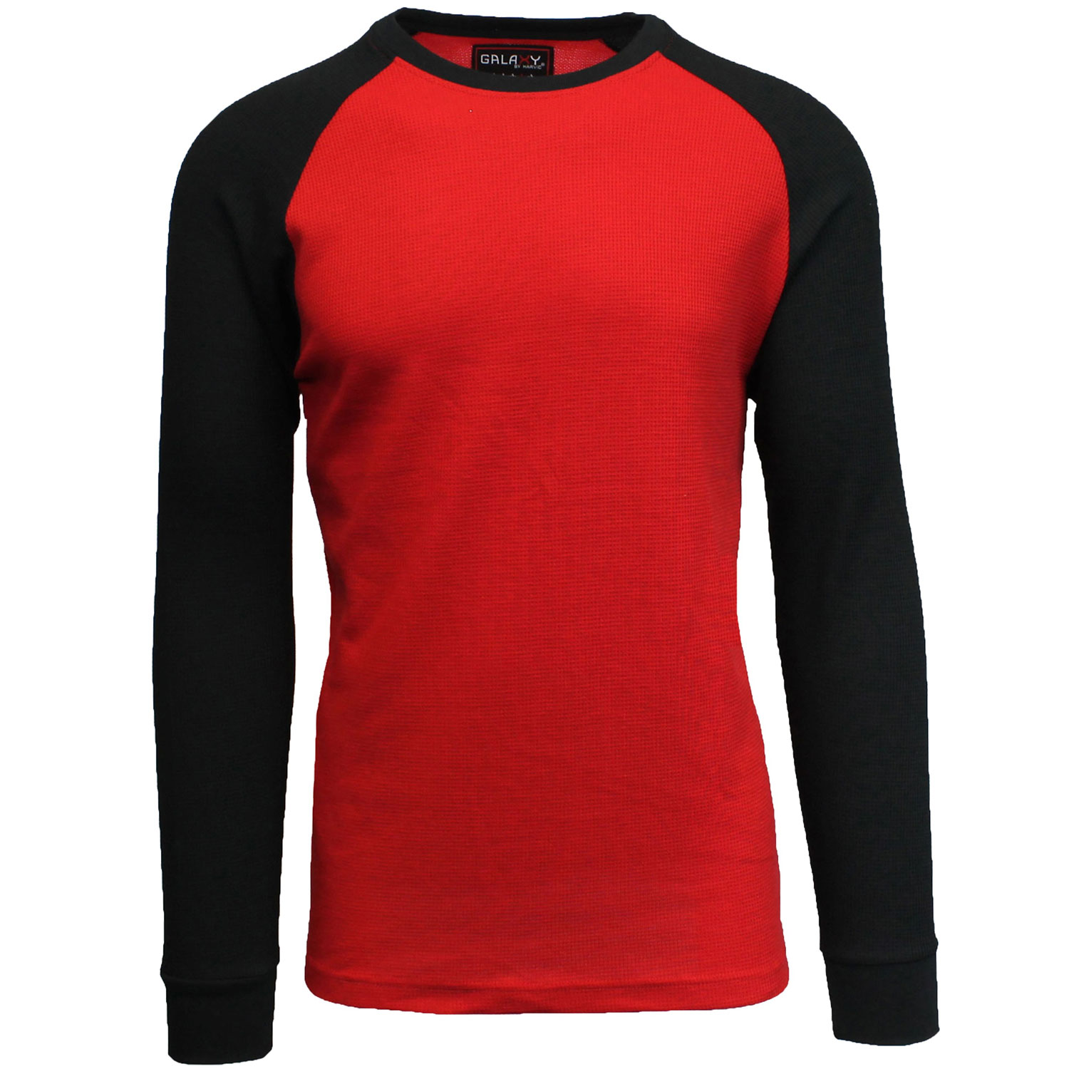 Men's Waffle-Knit Thermal Raglan Shirt