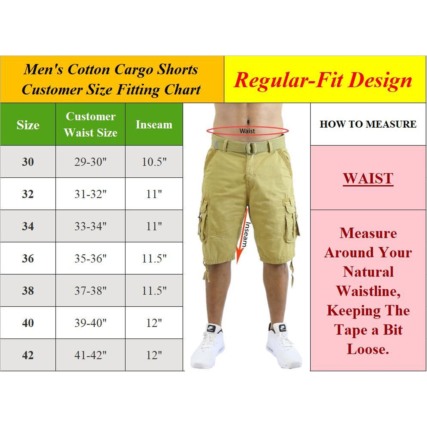 2 Pack Men's Cotton Chino Shorts With Belt