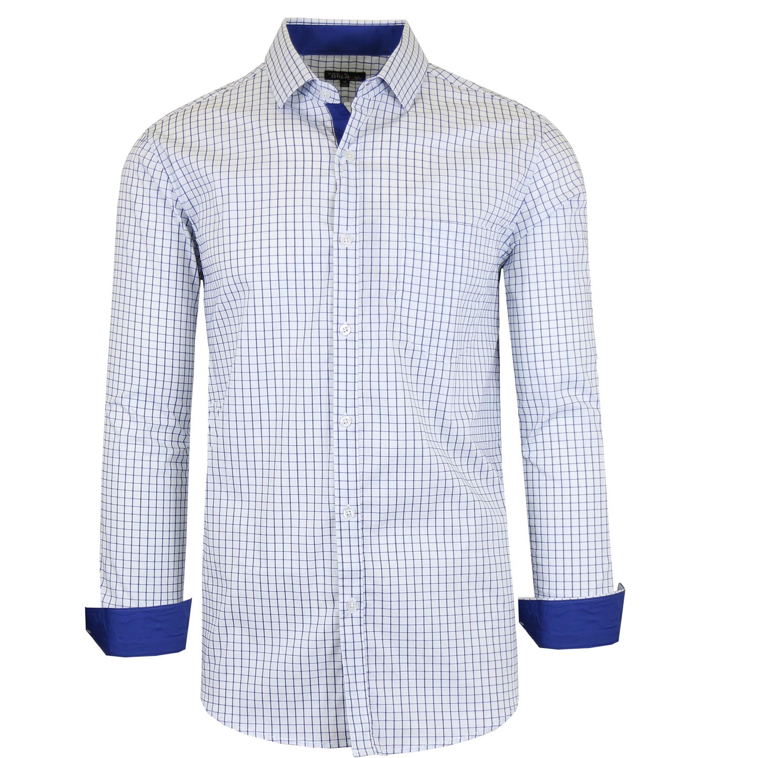 Men's Long Sleeve Printed Stretch Dress Shirts