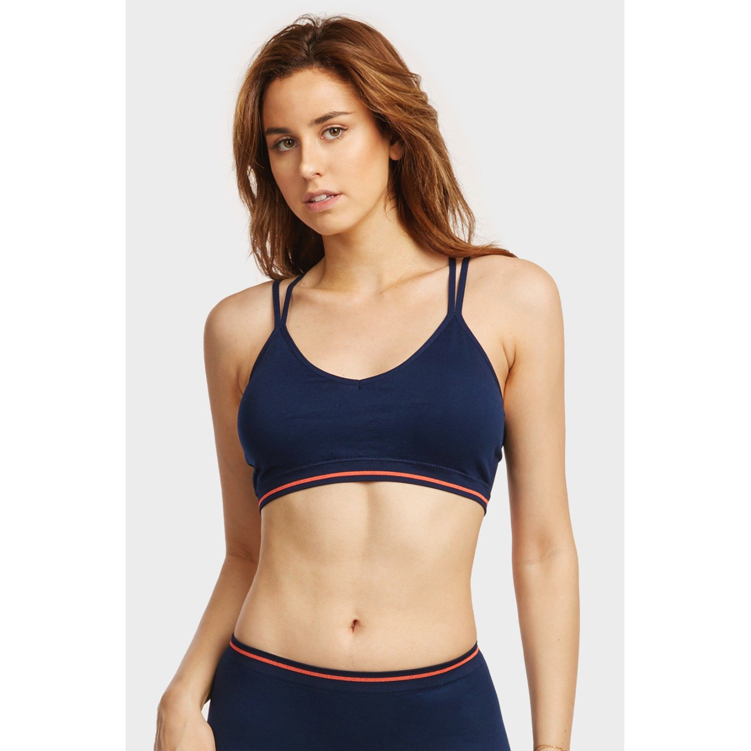 6 Pack Ladies Seamless Strappy Bralette