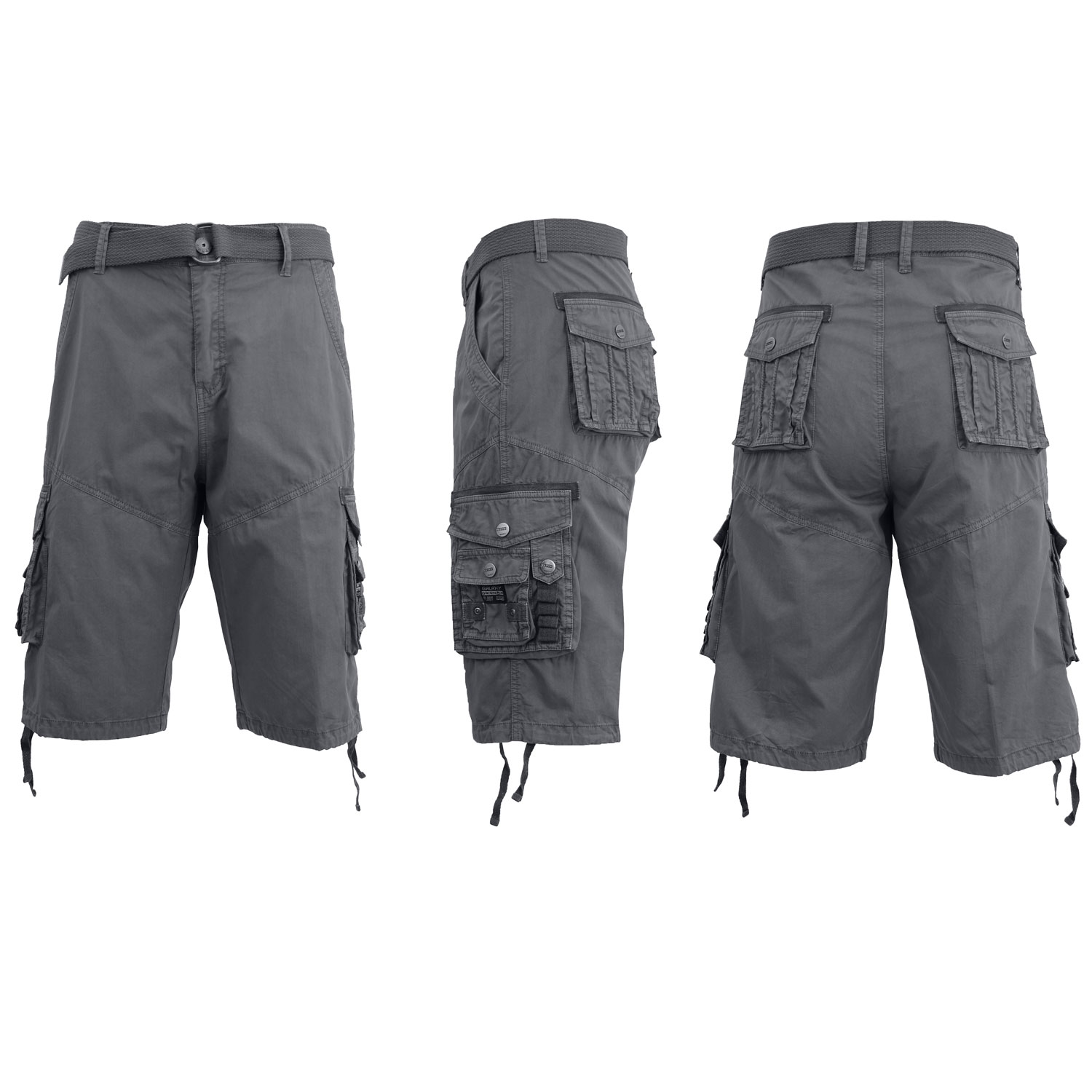 Men's Cargo Shorts With Belt