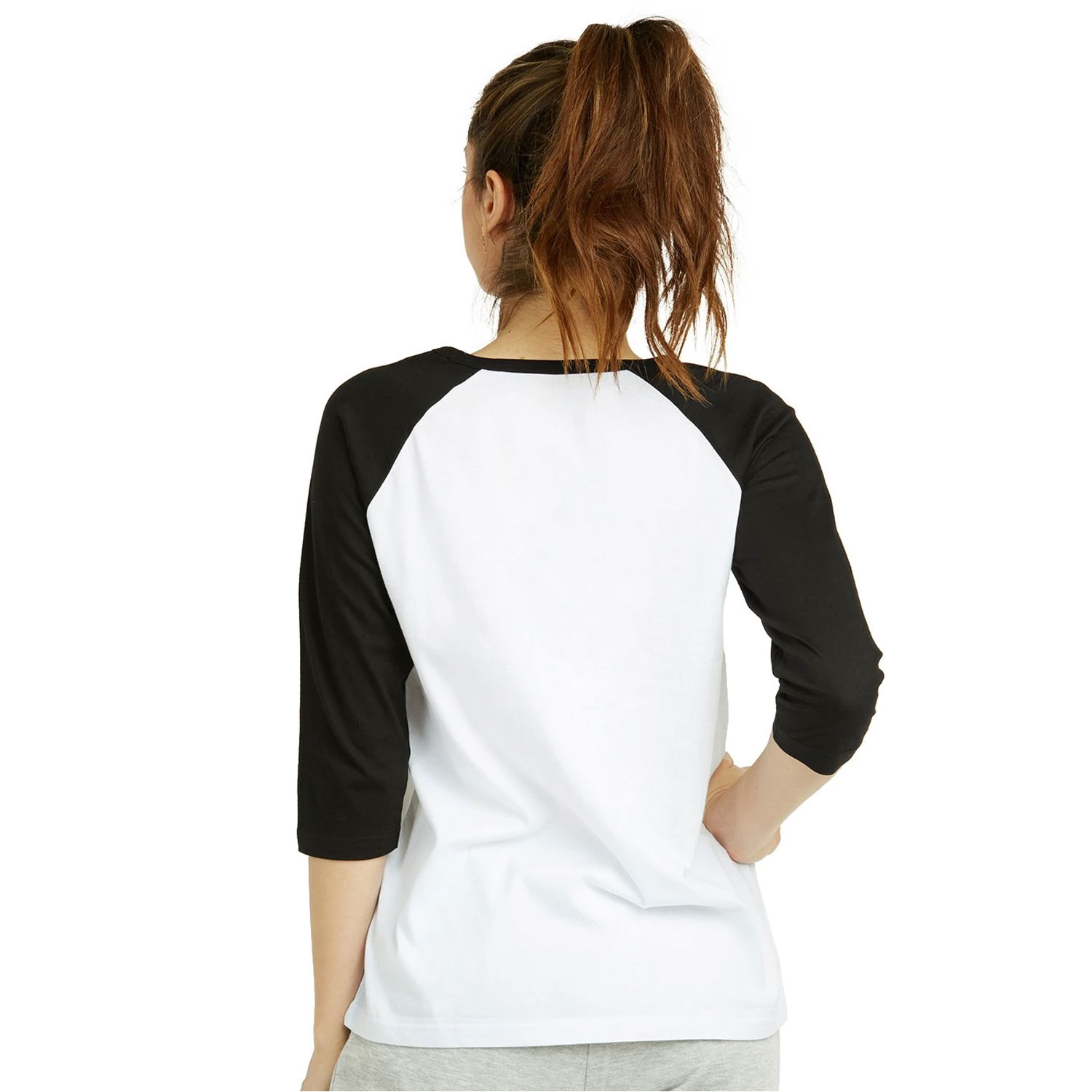 Baseball Tee for Women's - 100% Cotton