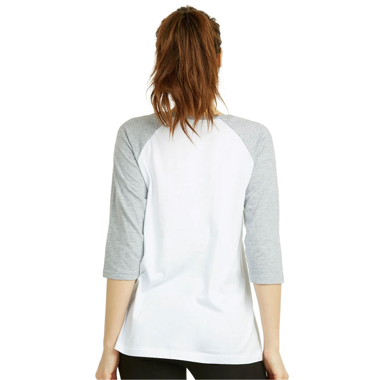 Baseball Tee for Women's - 100% Cotton