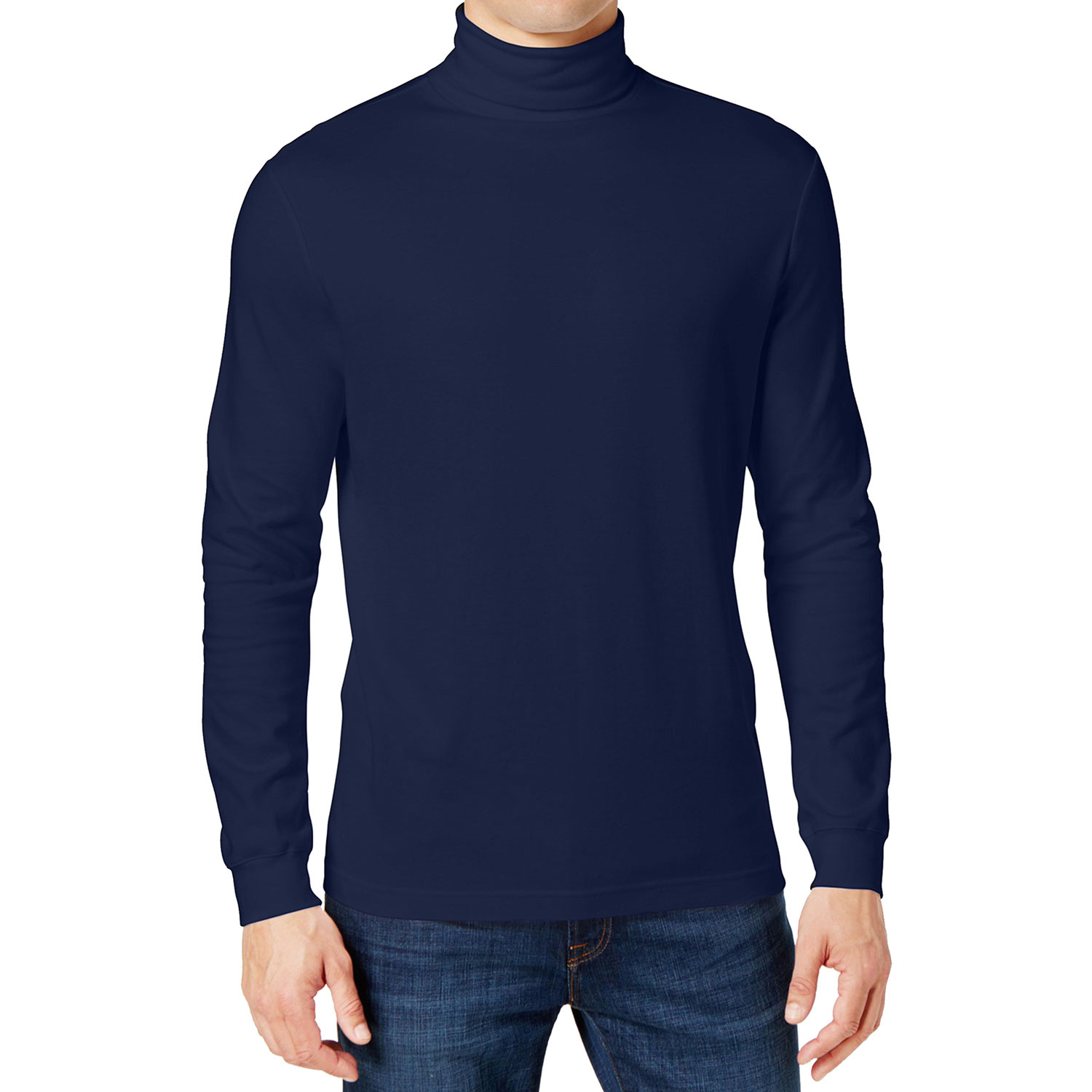 Men's Long Sleeve Turtle Neck T-Shirt