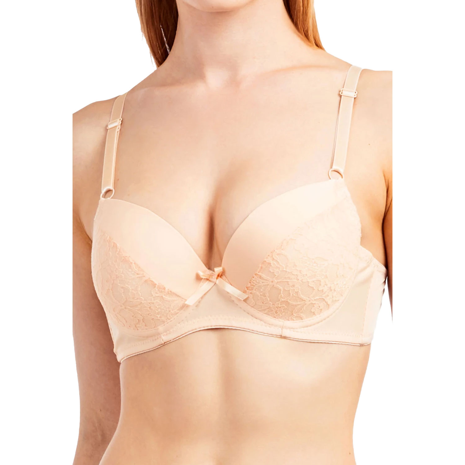 Ladies Full Cup Cotton And Jacquard No Wire Plain Bra Pack Of 6