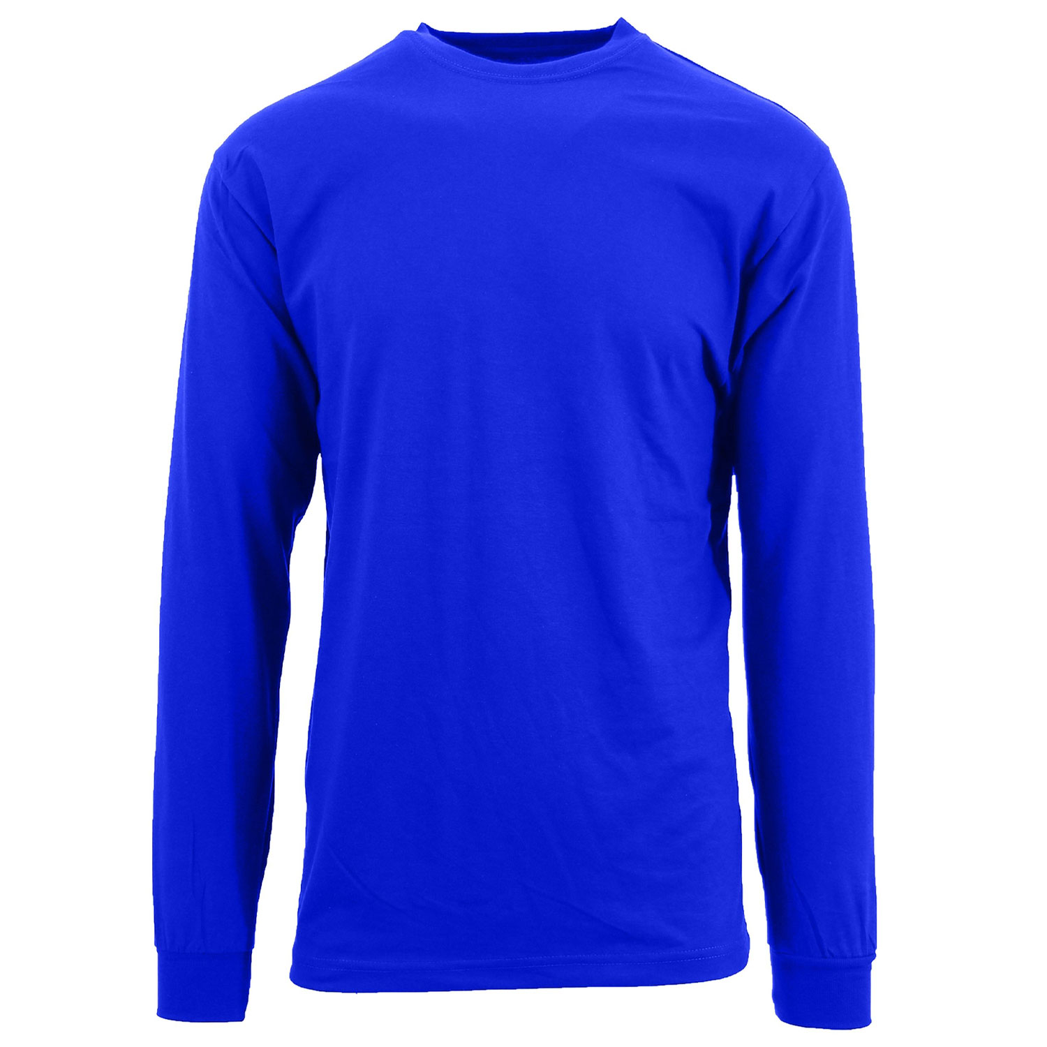 Men's Long Sleeve Crew Neck Basic Tee