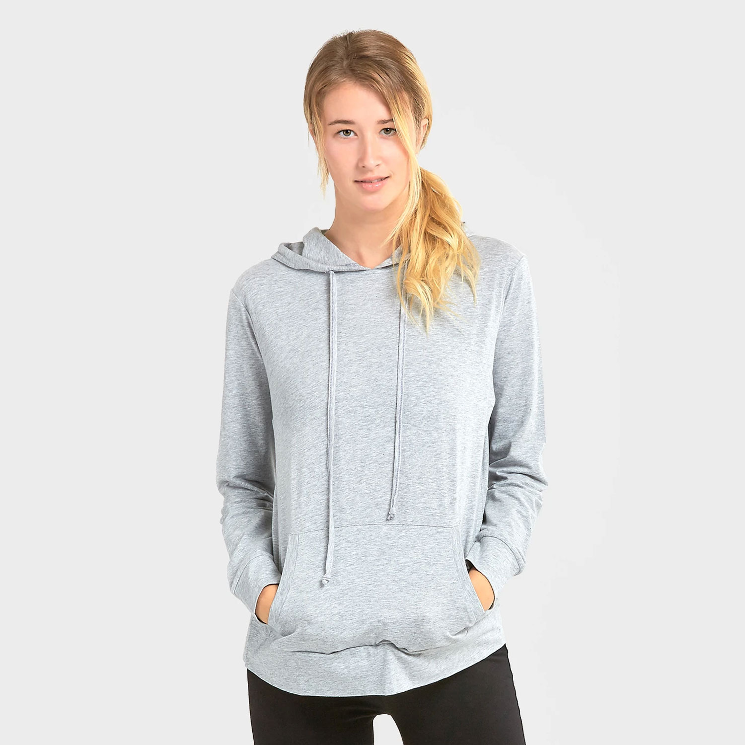 Ladies Thin Pullover Hoodie