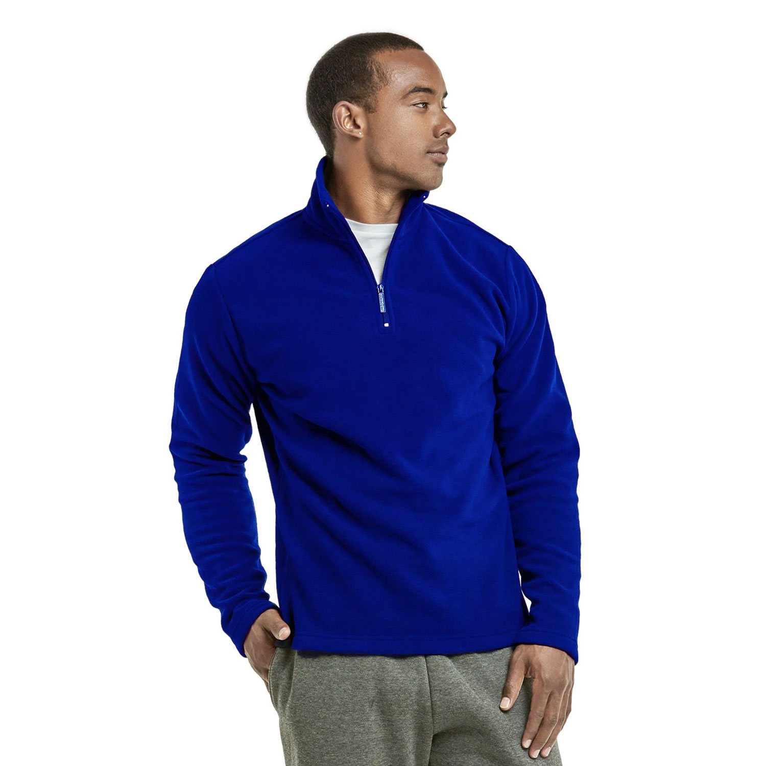 Men's Polar Fleece Quarter Pullover