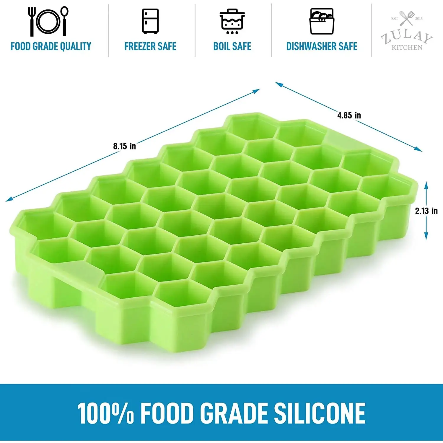 Honeycomb Ice Cube Tray - Green