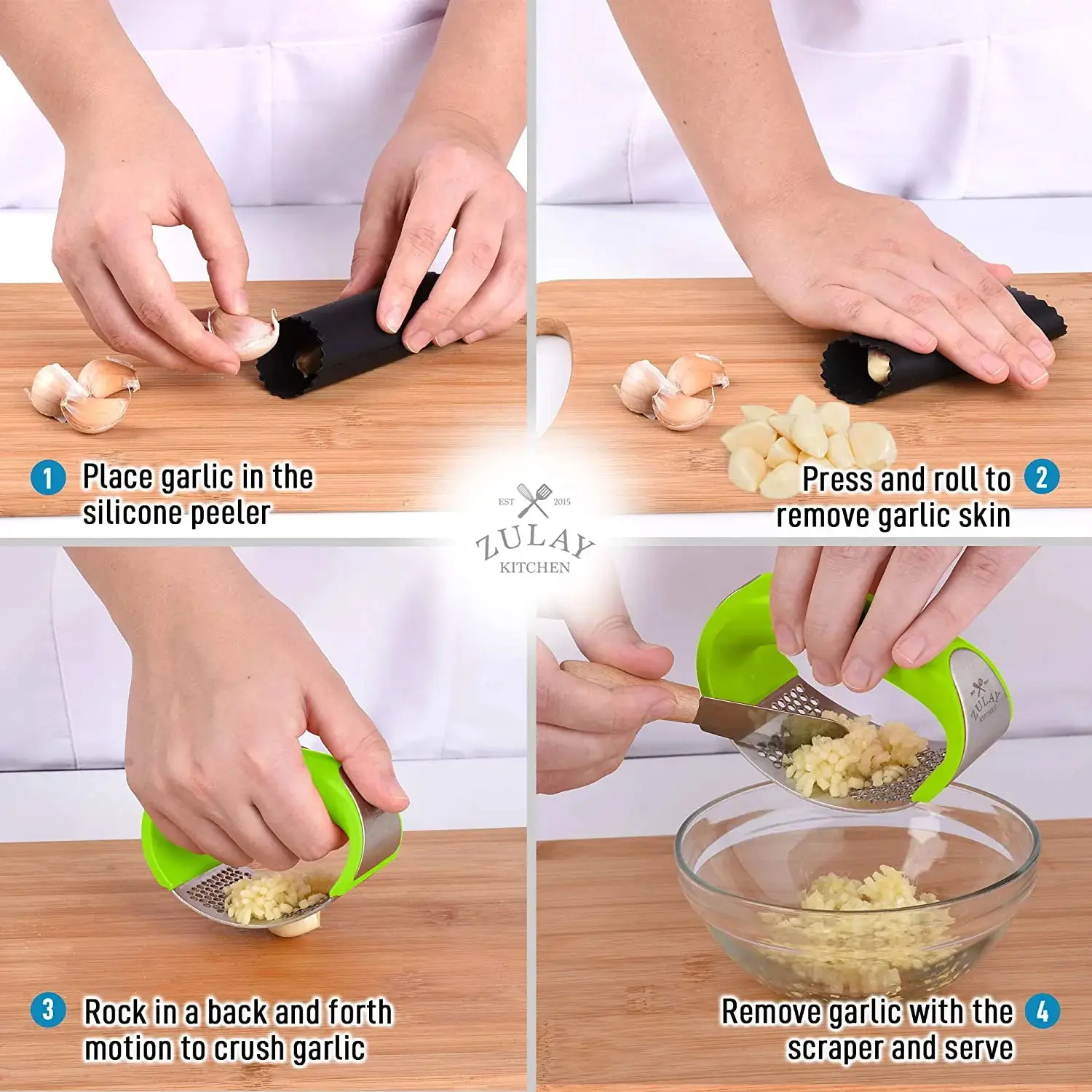 Garlic Press Rocker Set