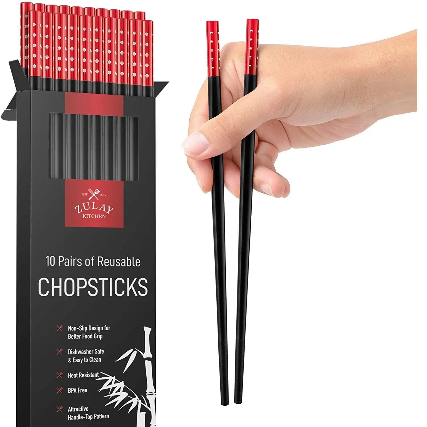 ZK Chopsticks, Fiberglass, 10 Pairs