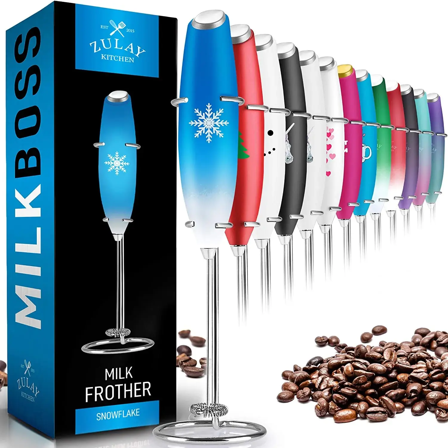 Classic Milk Frother With Stand