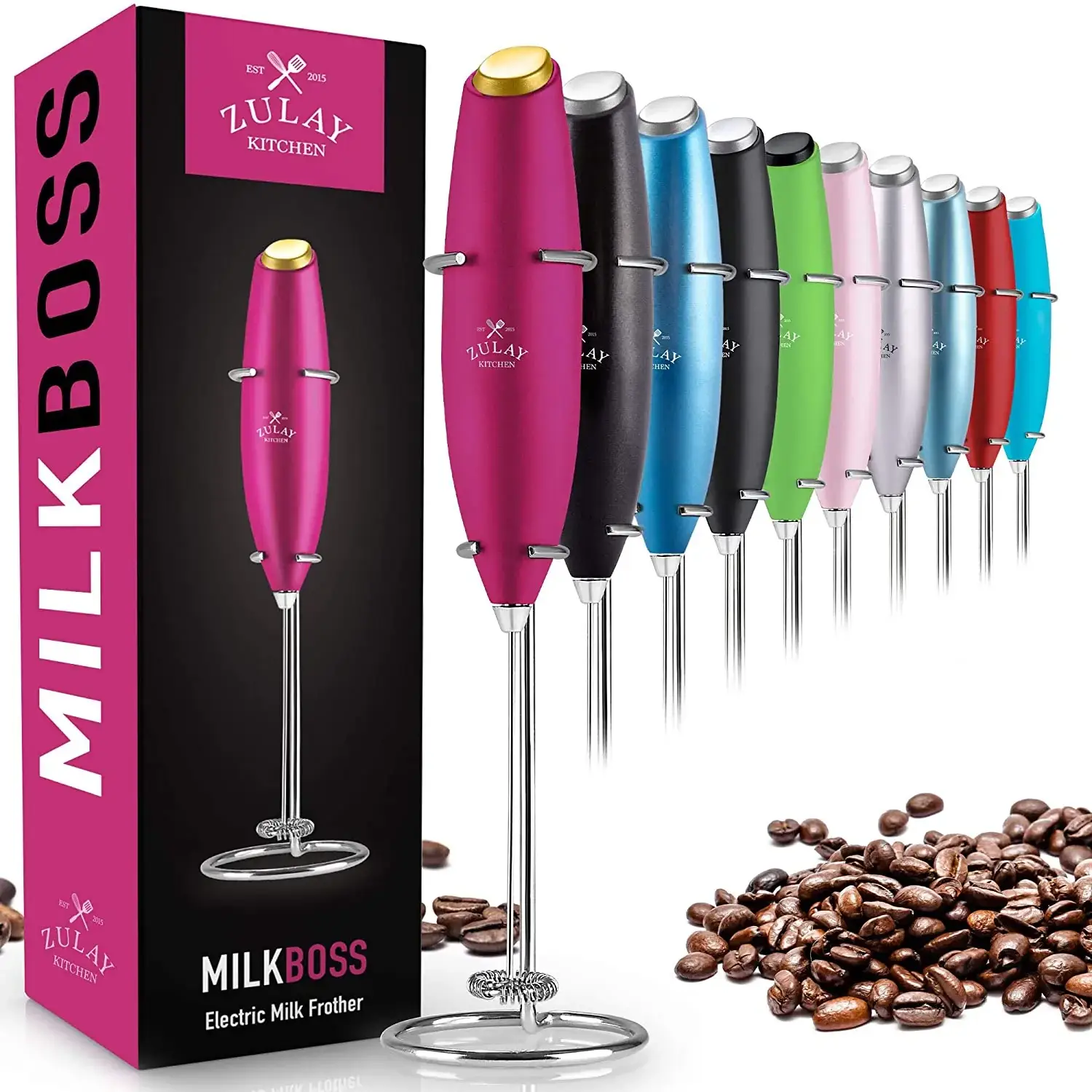 ZK Milk Frother OG With Stand 