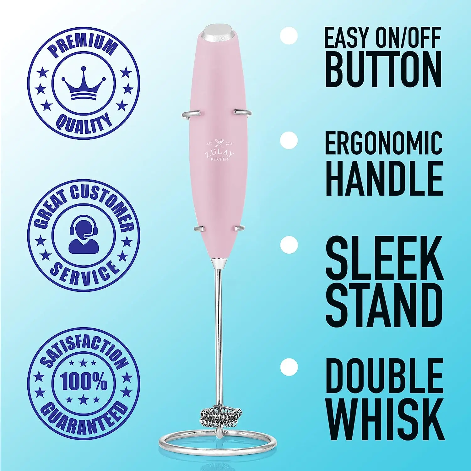 ZK Milk Frother OG With Stand 