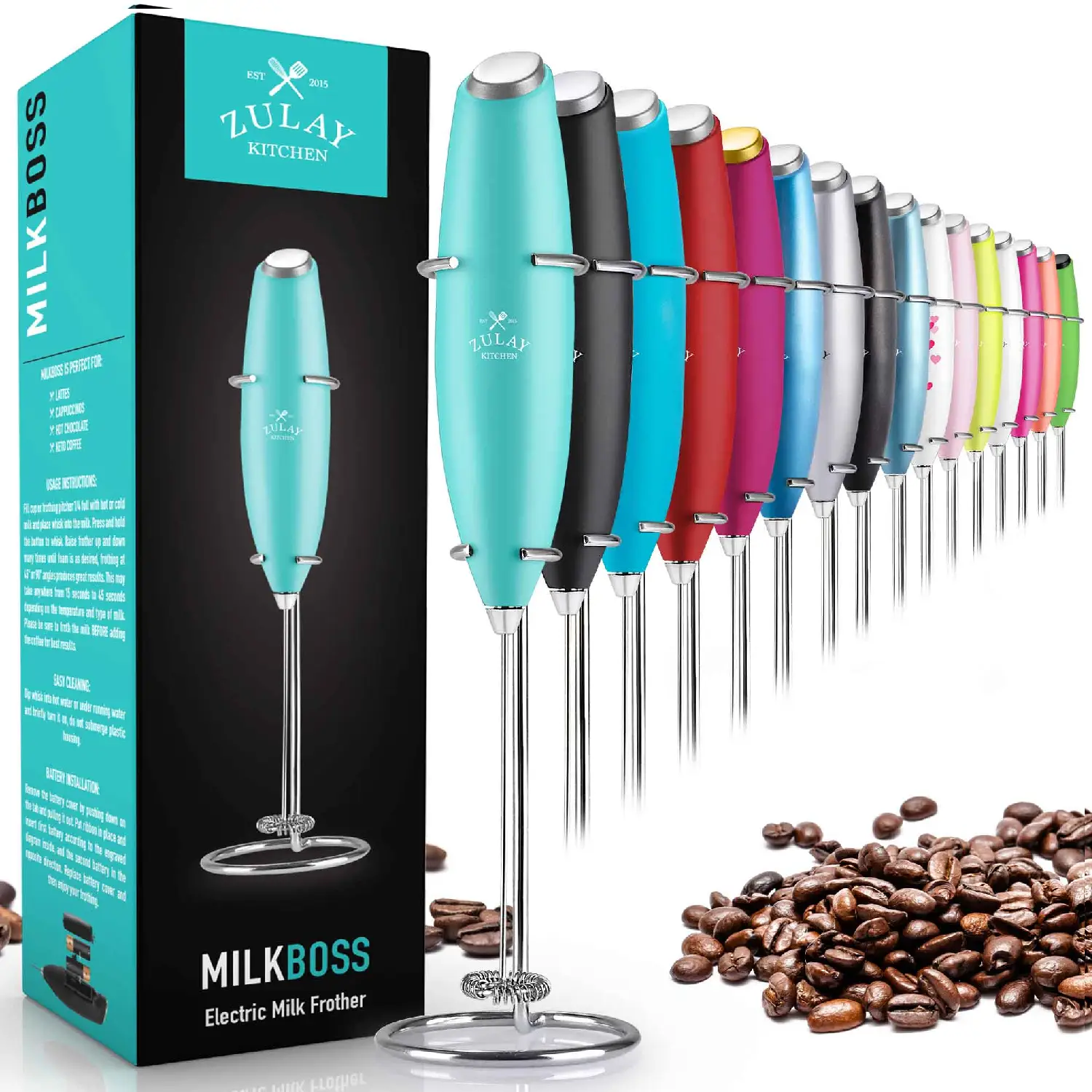 ZK Milk Frother OG With Stand 