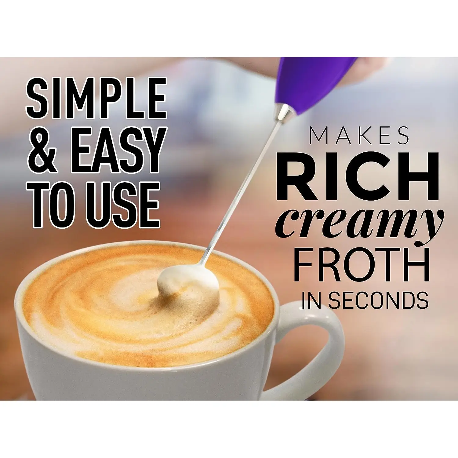 ZK Milk Frother OG With Stand 