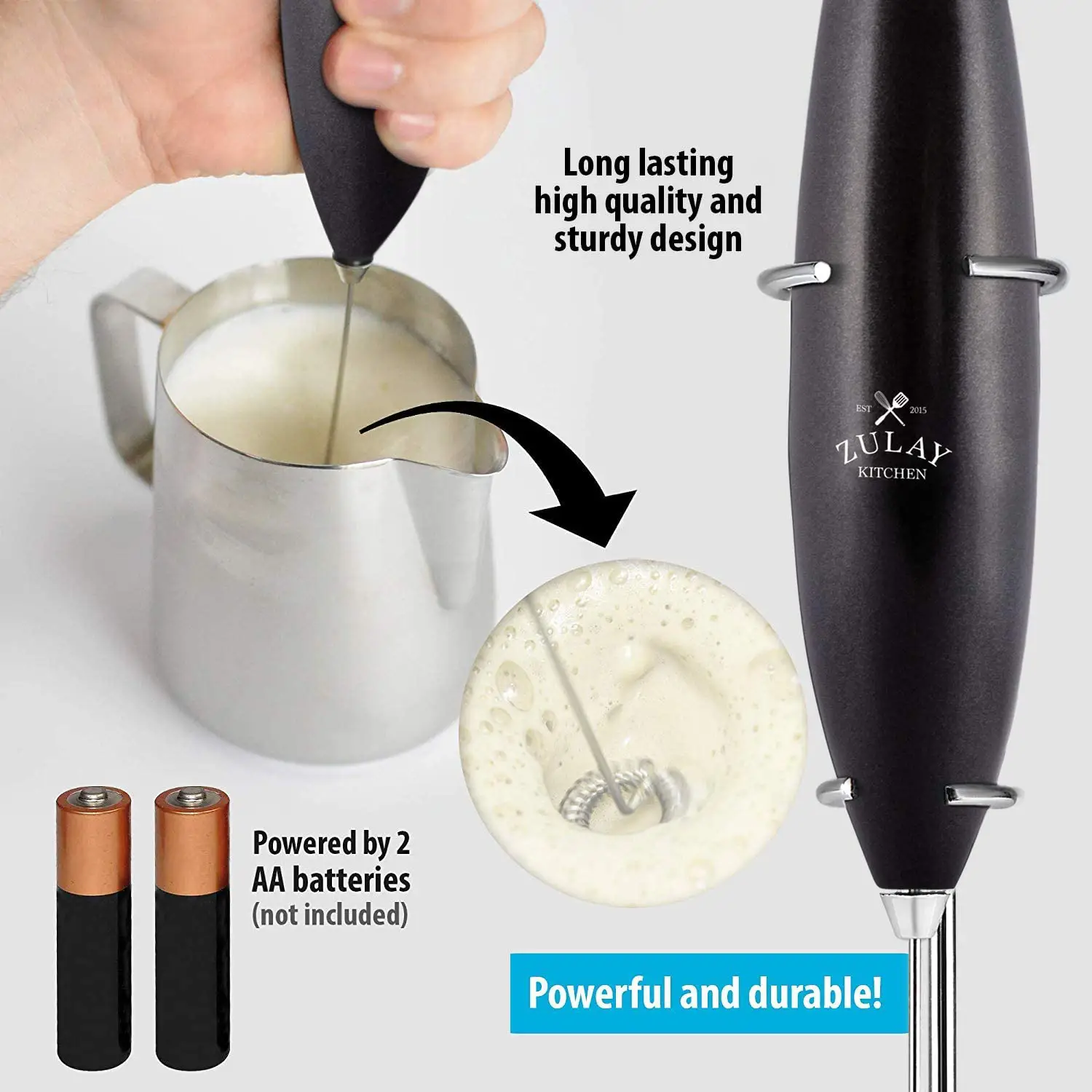 ZK Milk Frother OG With Stand 