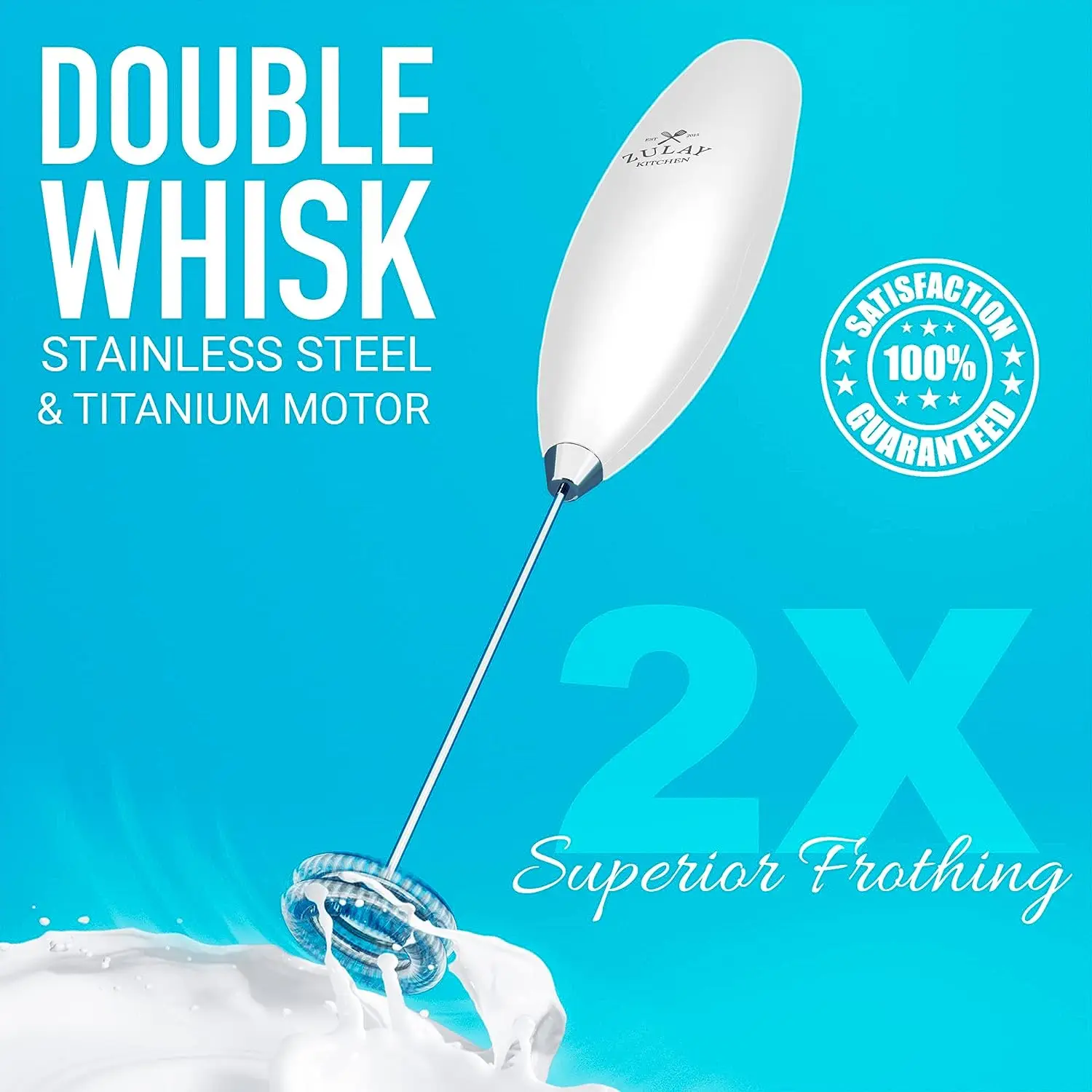 ZK Milk Frother OG With Stand 